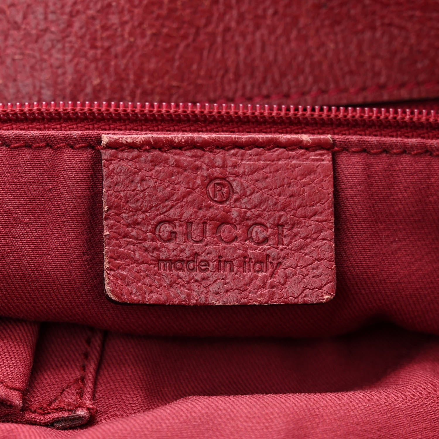 Gucci Monogram Large Eclipse Tote Red 6 of 14