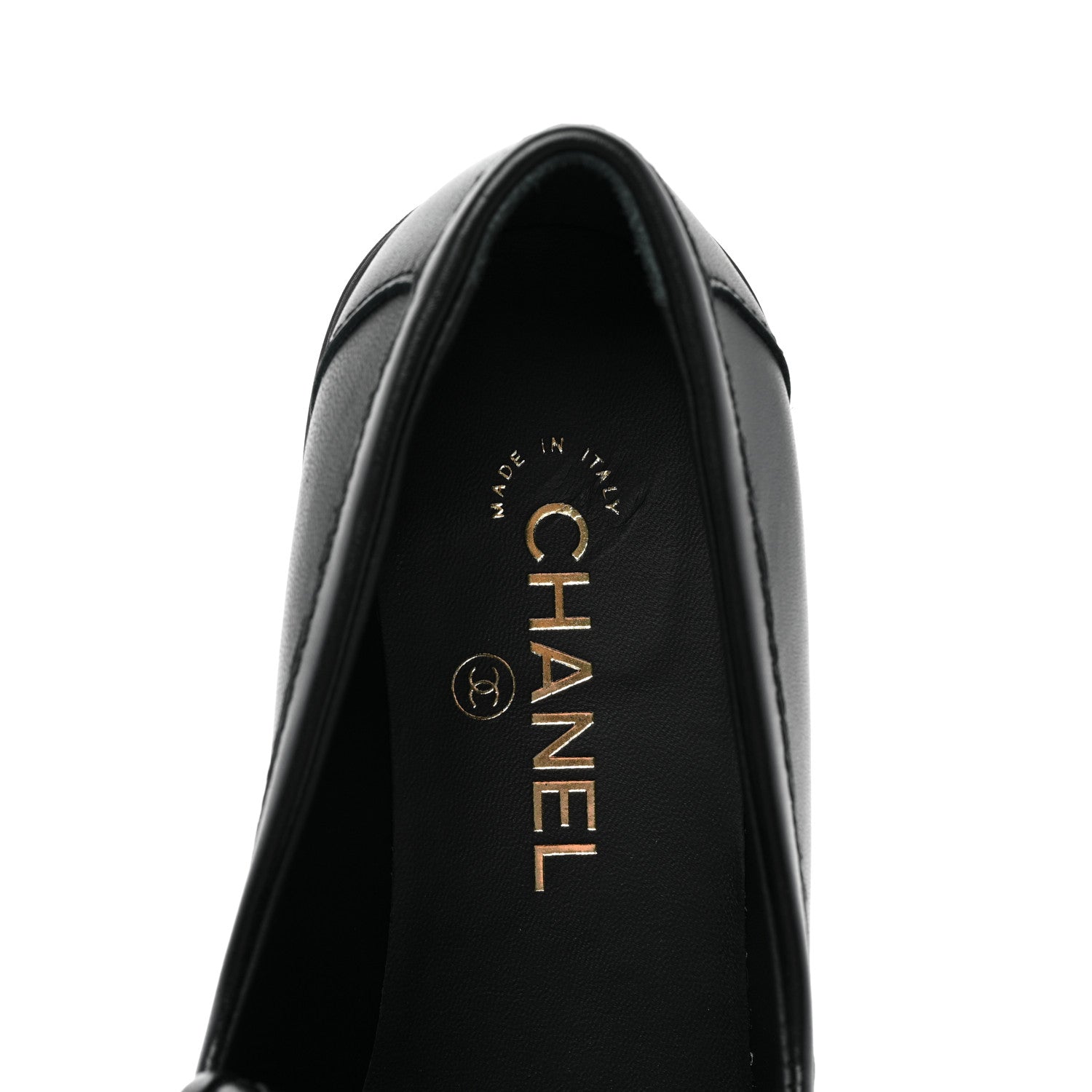 Chanel Lambskin Quilted CC Turnlock Loafers 40 Black 7 of 8