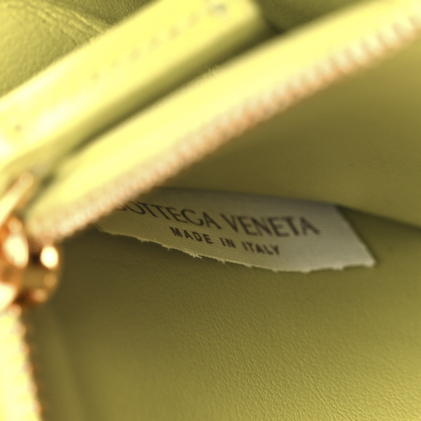 Nappa Intrecciato Zip Around Wallet Kiwi