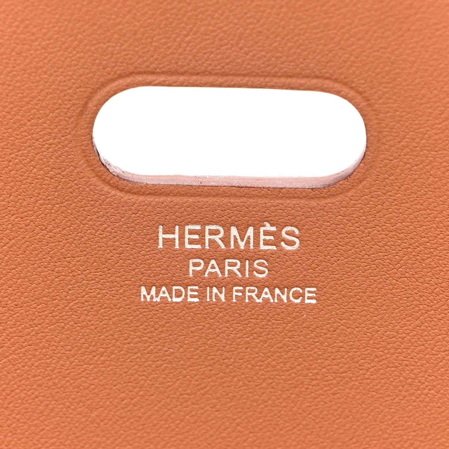 Hermes Vache Hunter H Canvas Swift Tablier Sellier Fauve Gold Ecru Beige 6 of 11