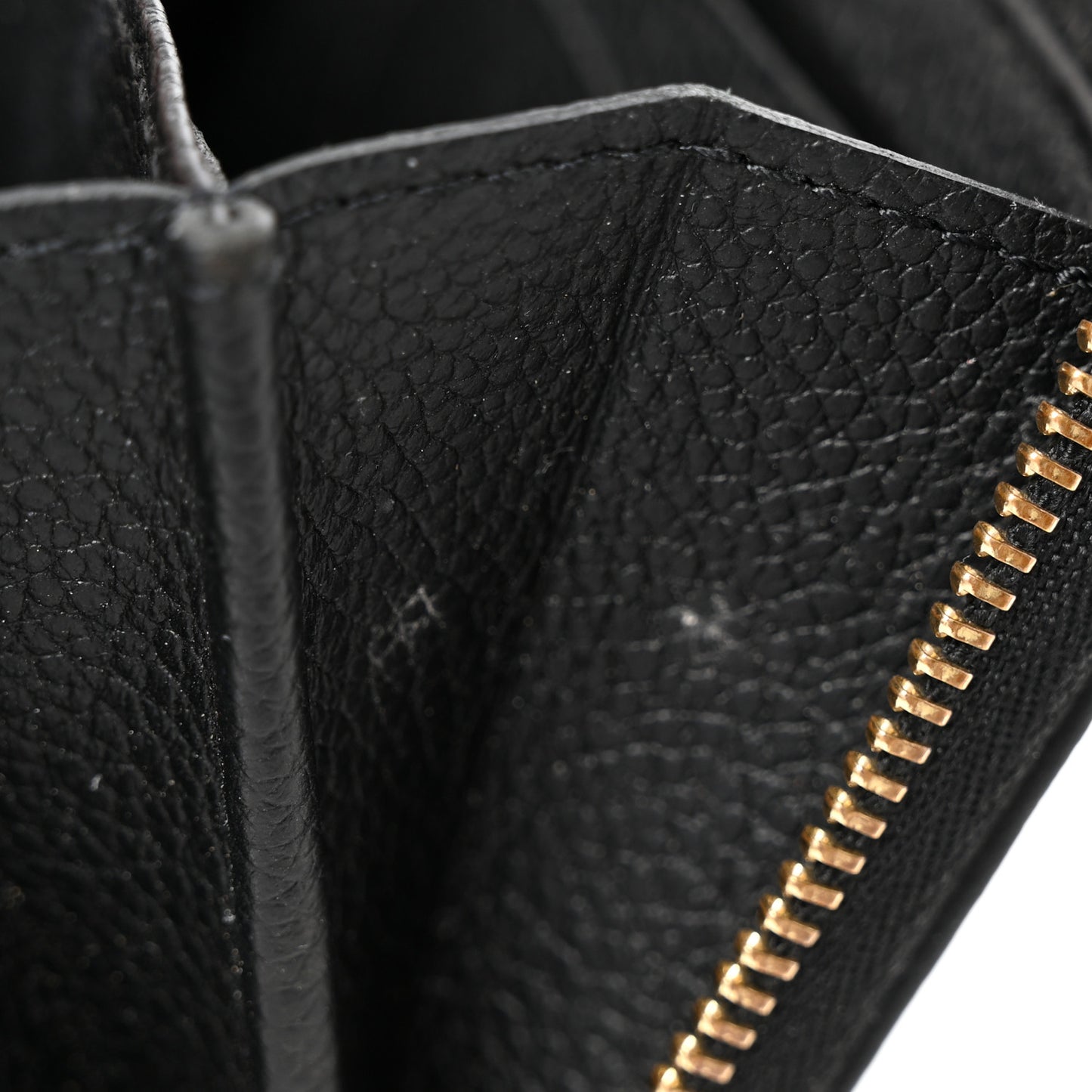 Empreinte Monogram Giant Zippy Coin Purse Black Beige