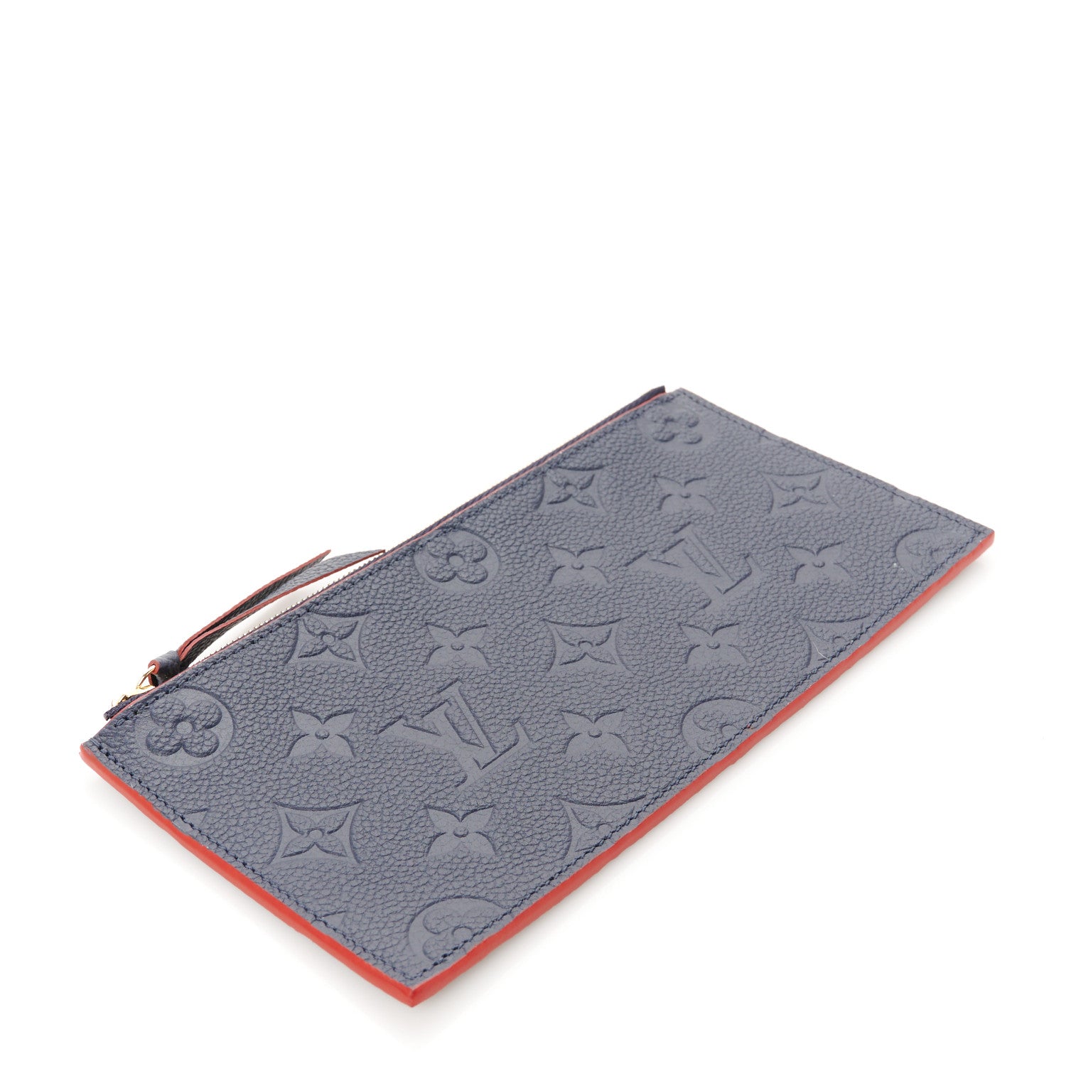 Louis Vuitton Empreinte Felicie Chain Wallet Zippered Insert Marine Rouge 4 of 7