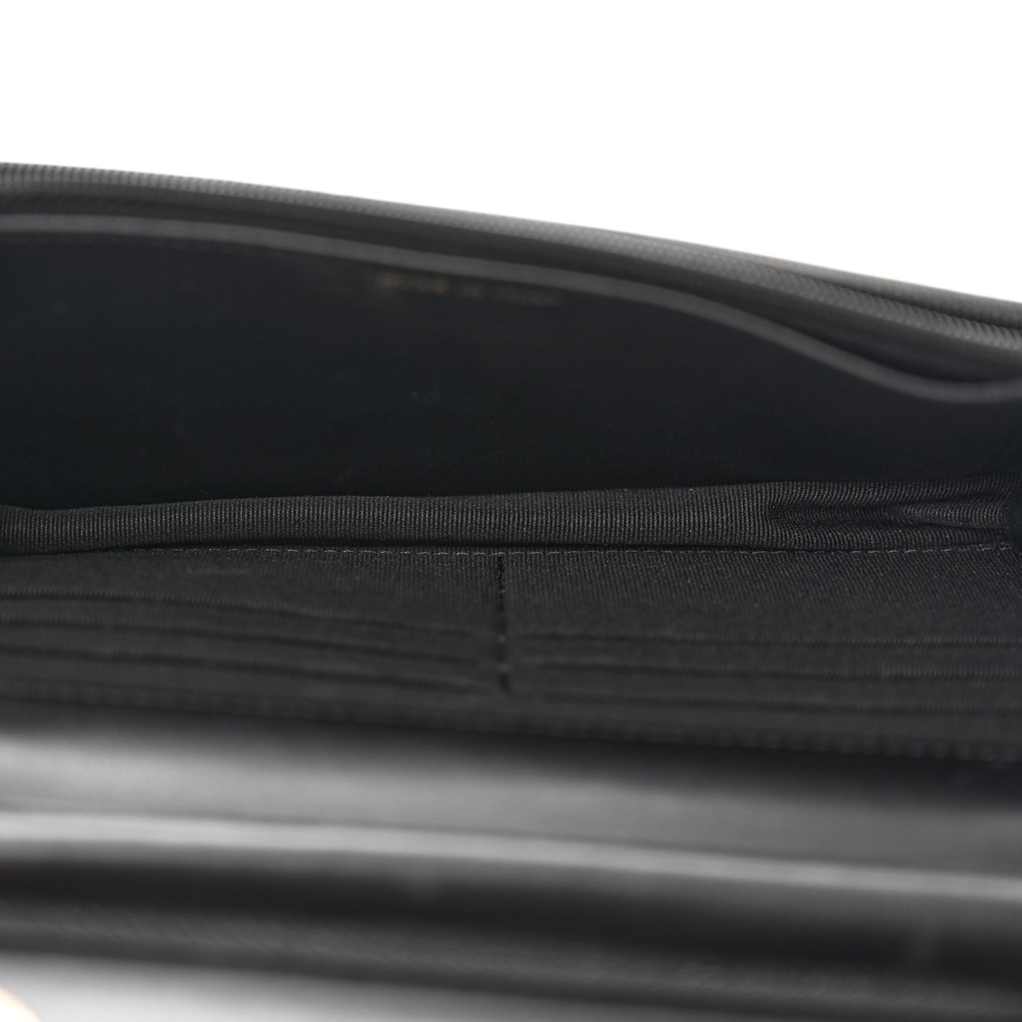 Caviar Quilted Boy Wallet On Chain WOC Black