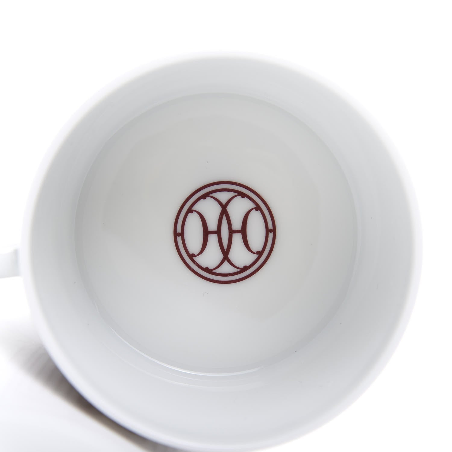 Hermes Porcelain H Deco Tea Set Rouge 12 of 17