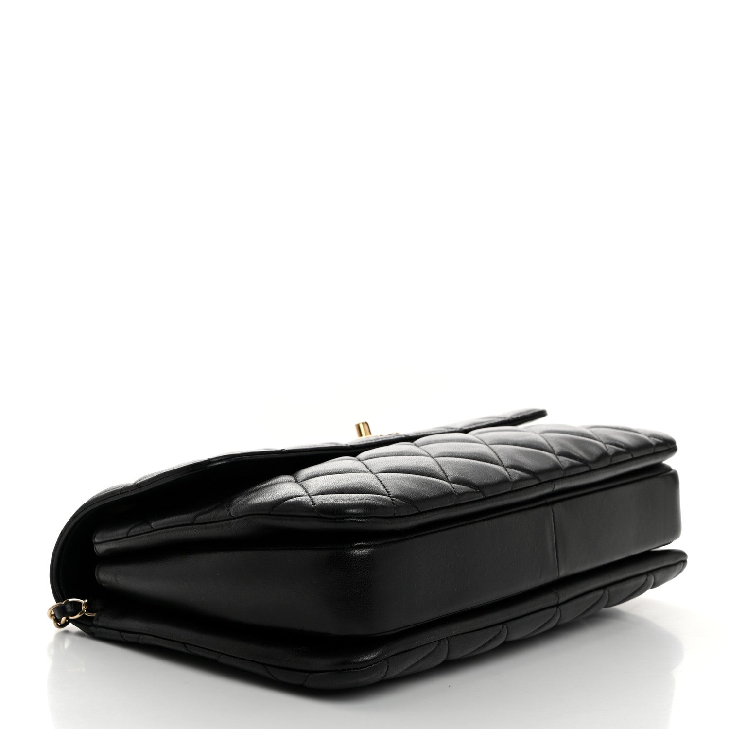 Chanel Lambskin Quilted Medium Trendy CC Flap Dual Handle Bag Black 3 of 9