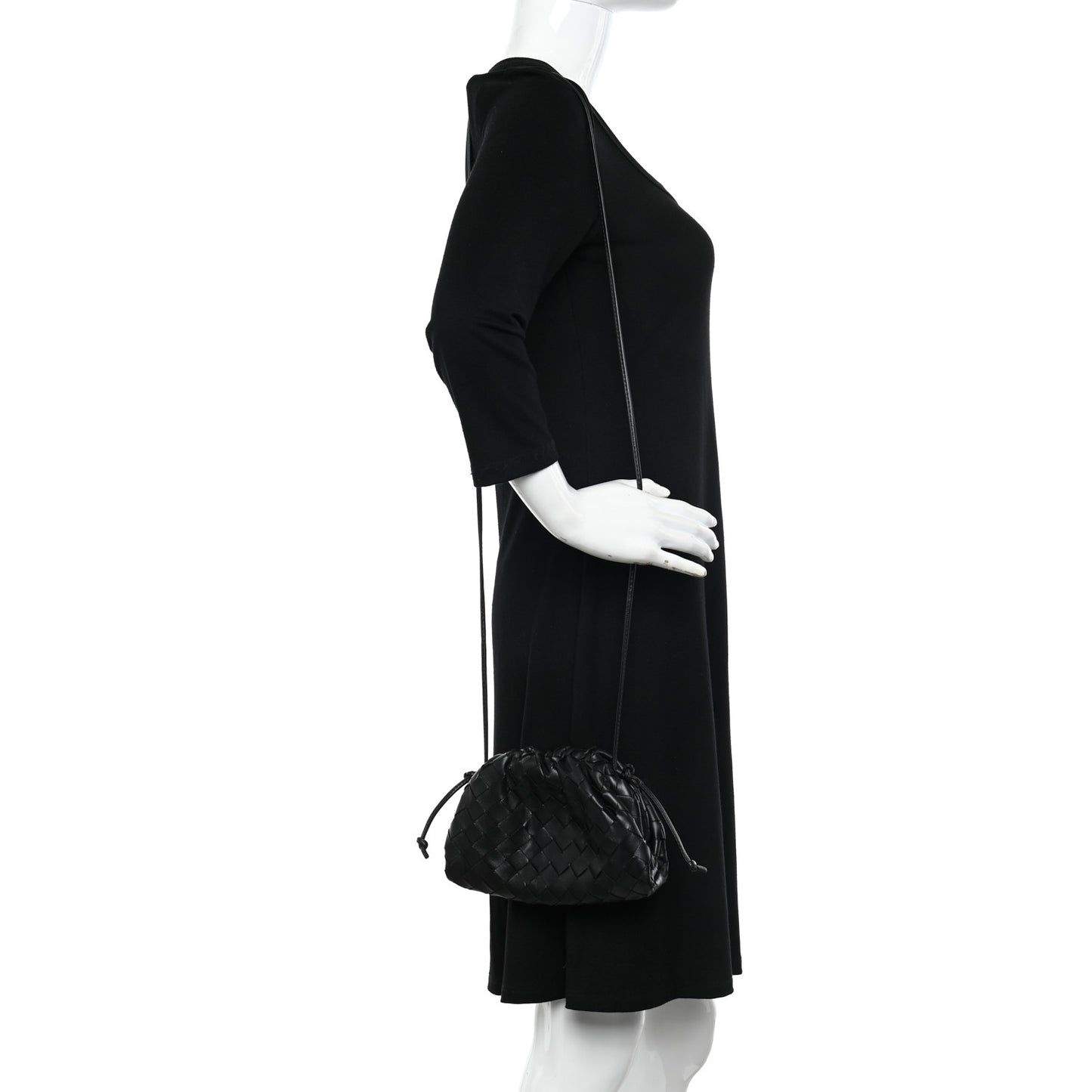 Nappa Intrecciato The Mini Pouch Black