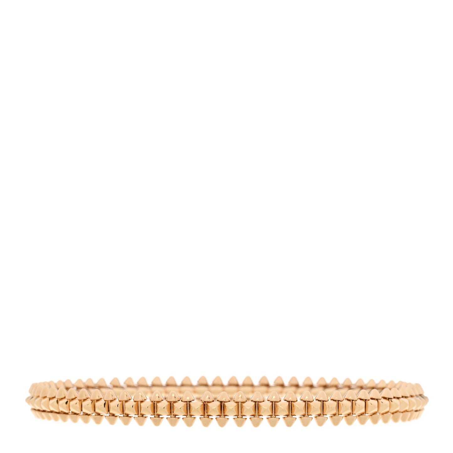 18K Pink Gold Small Clash De Cartier Bracelet 19