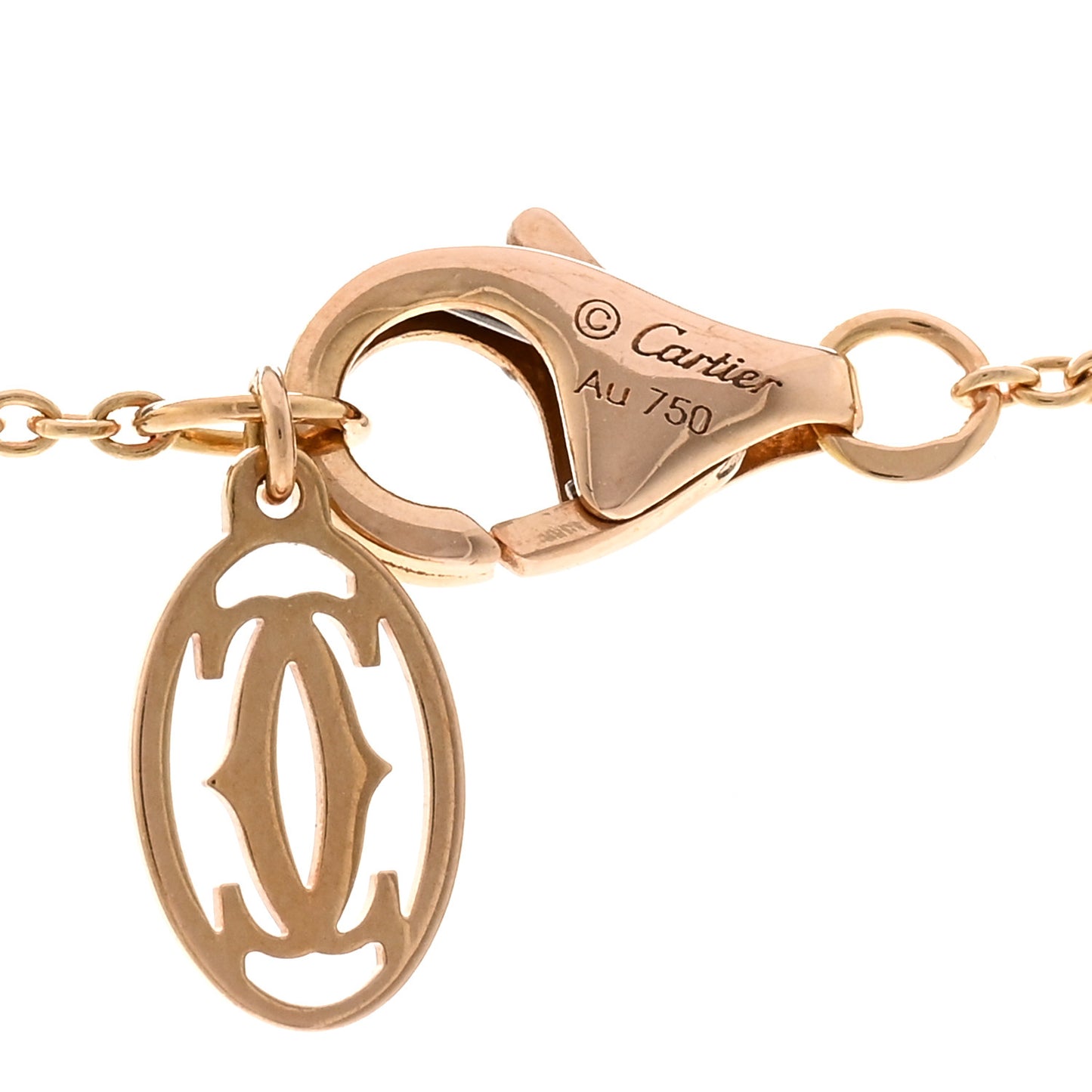 18K Pink Gold Medium Clash de Cartier Necklace