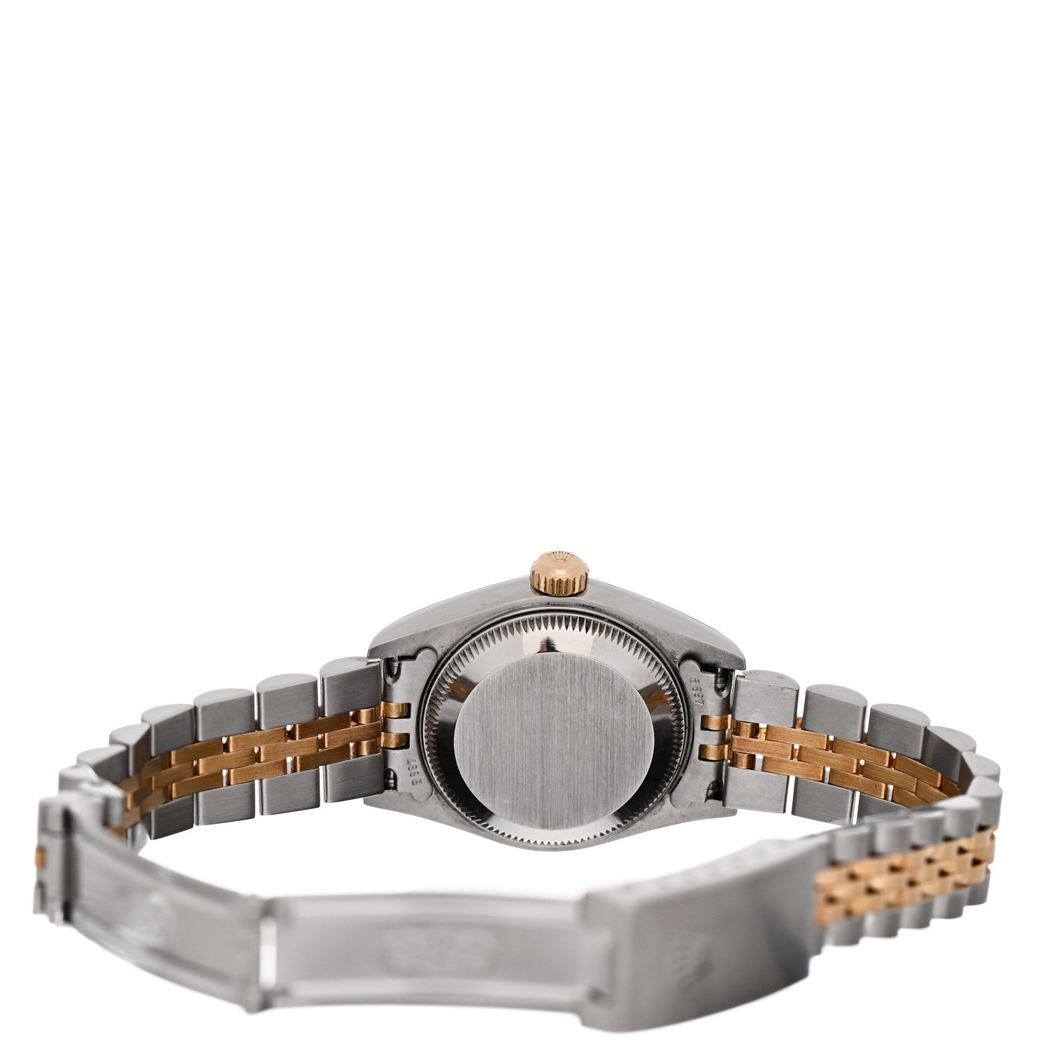 Rolex Stainless Steel 18K Yellow Gold Diamond 26mm Oyster Perpetual Datejust Watch Champagne 79173 4 of 4
