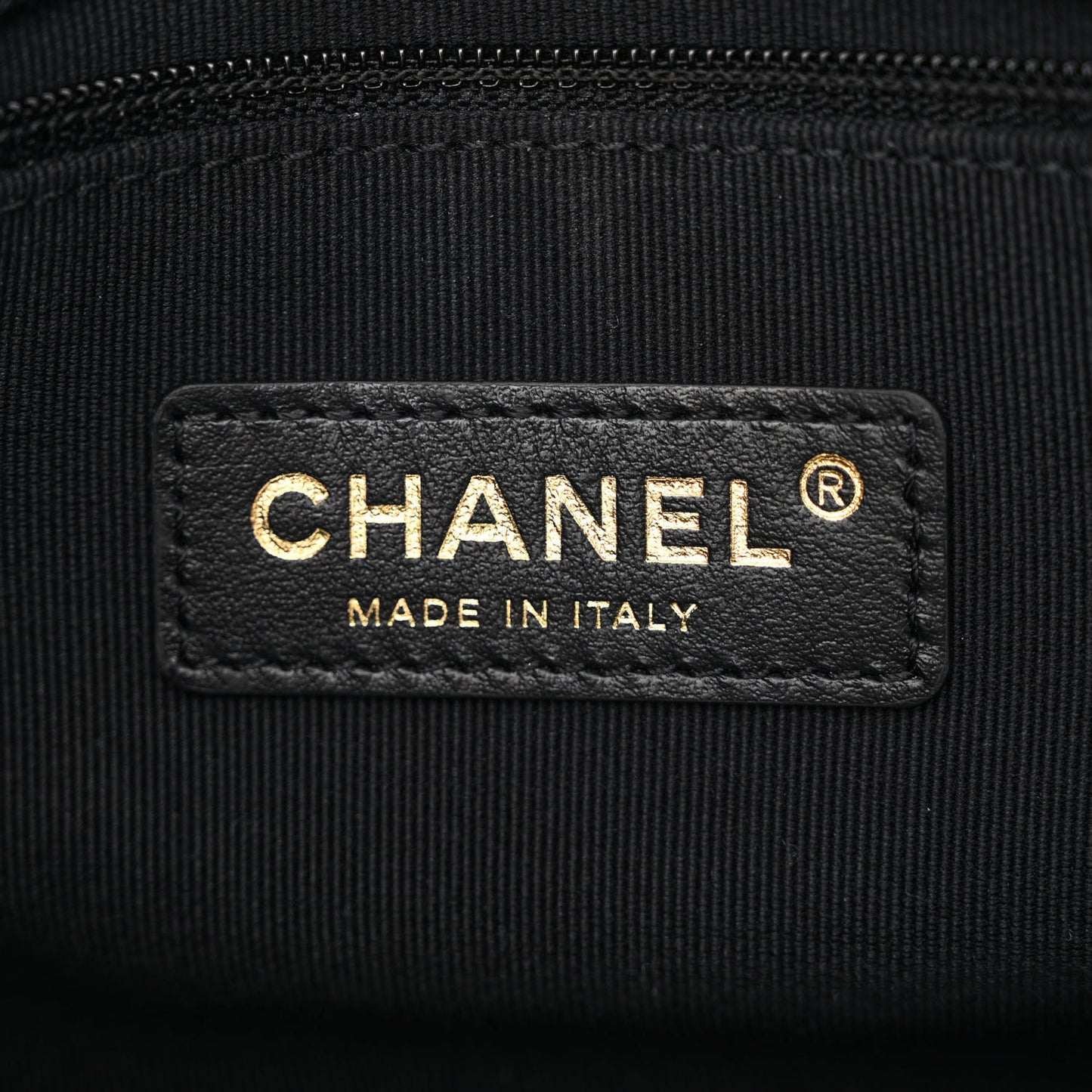 Lambskin Quilted Small Lacquered Chain Flap Black
