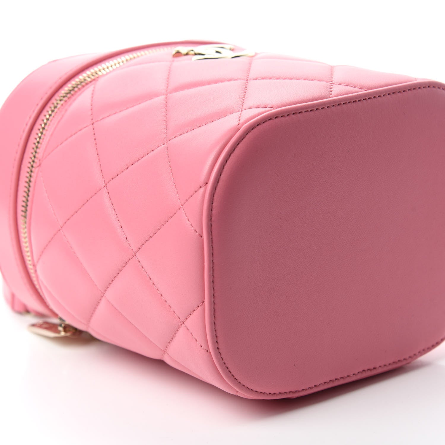 Chanel Lambskin Quilted Trendy Vanity Case Pink 6 of 11