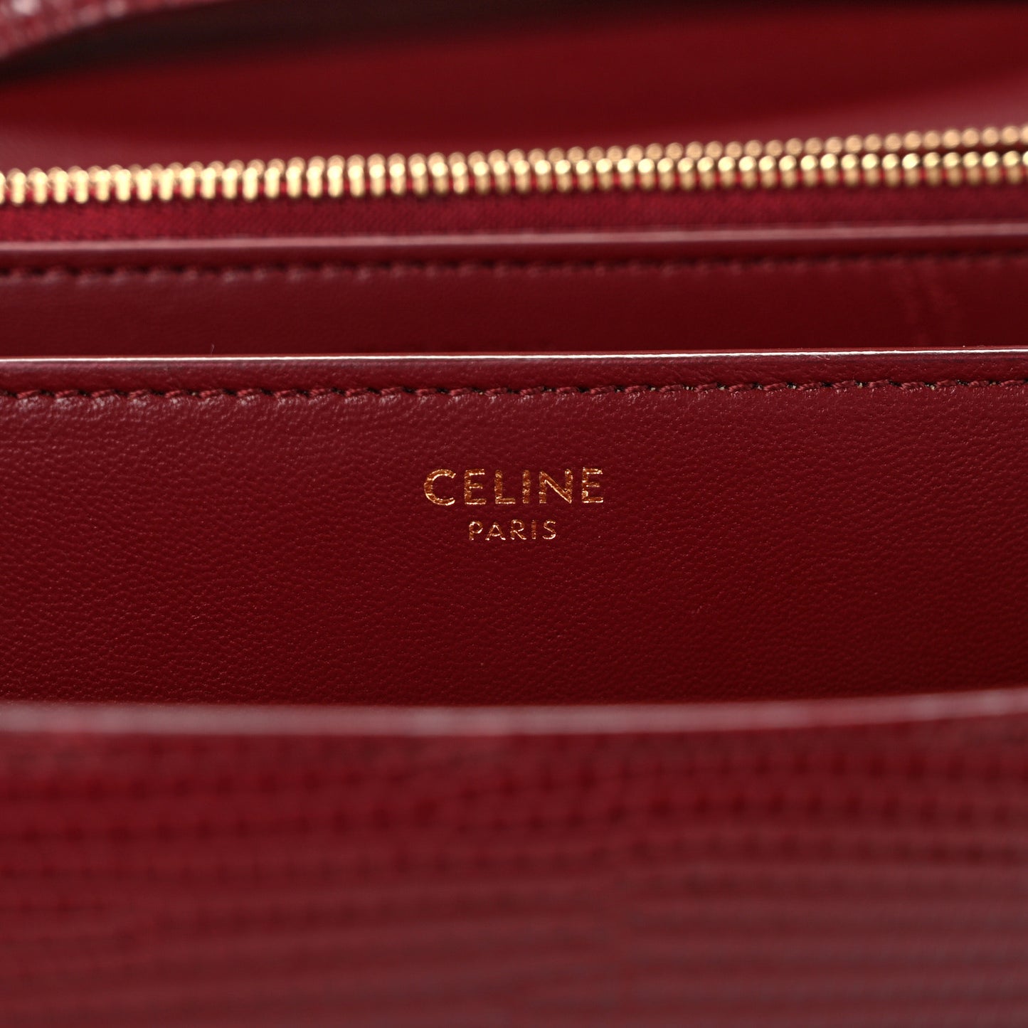 Lizard Medium Classic Box Flap Bag Ruby