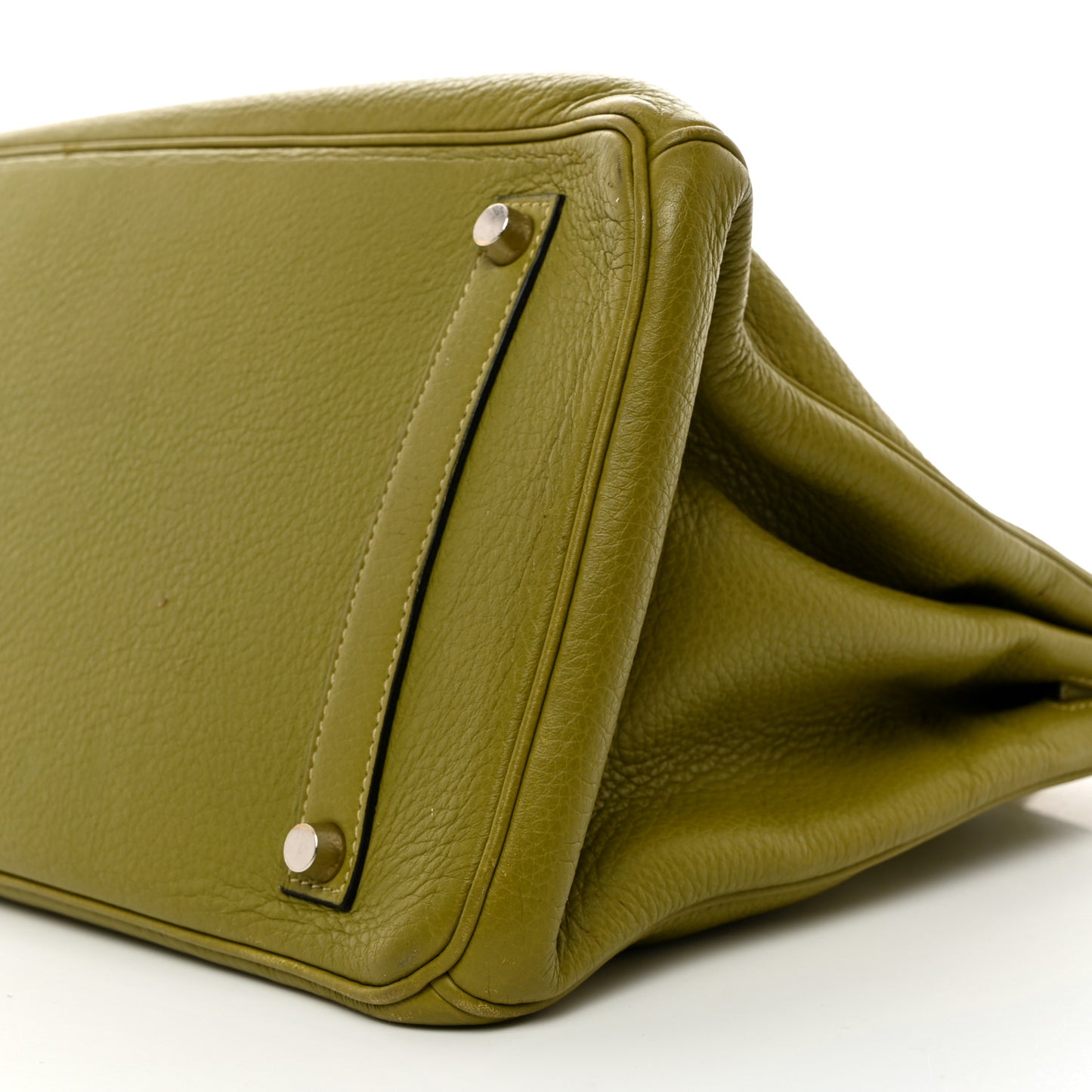 Taurillon Clemence Birkin 35 Vert Chartreuse