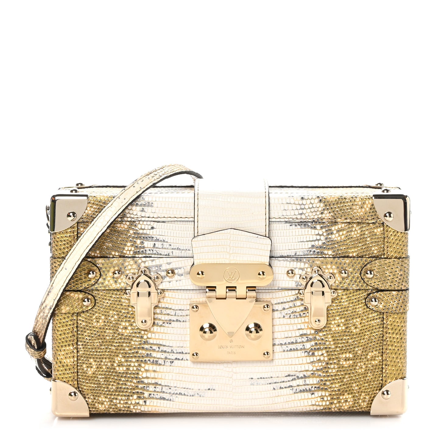 Lizard Petite Malle Vegetal Luxe