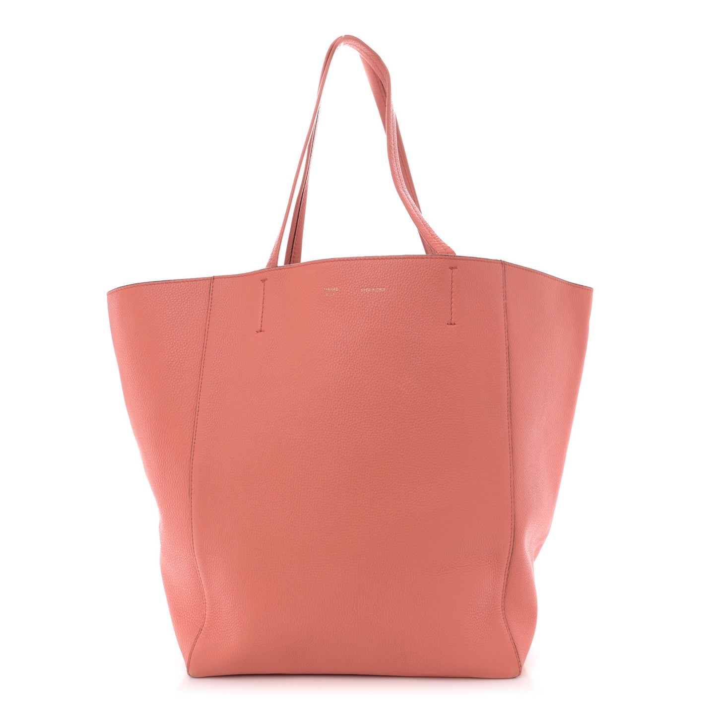 Soft Grained Calfskin Medium Belt Cabas Phantom Coral