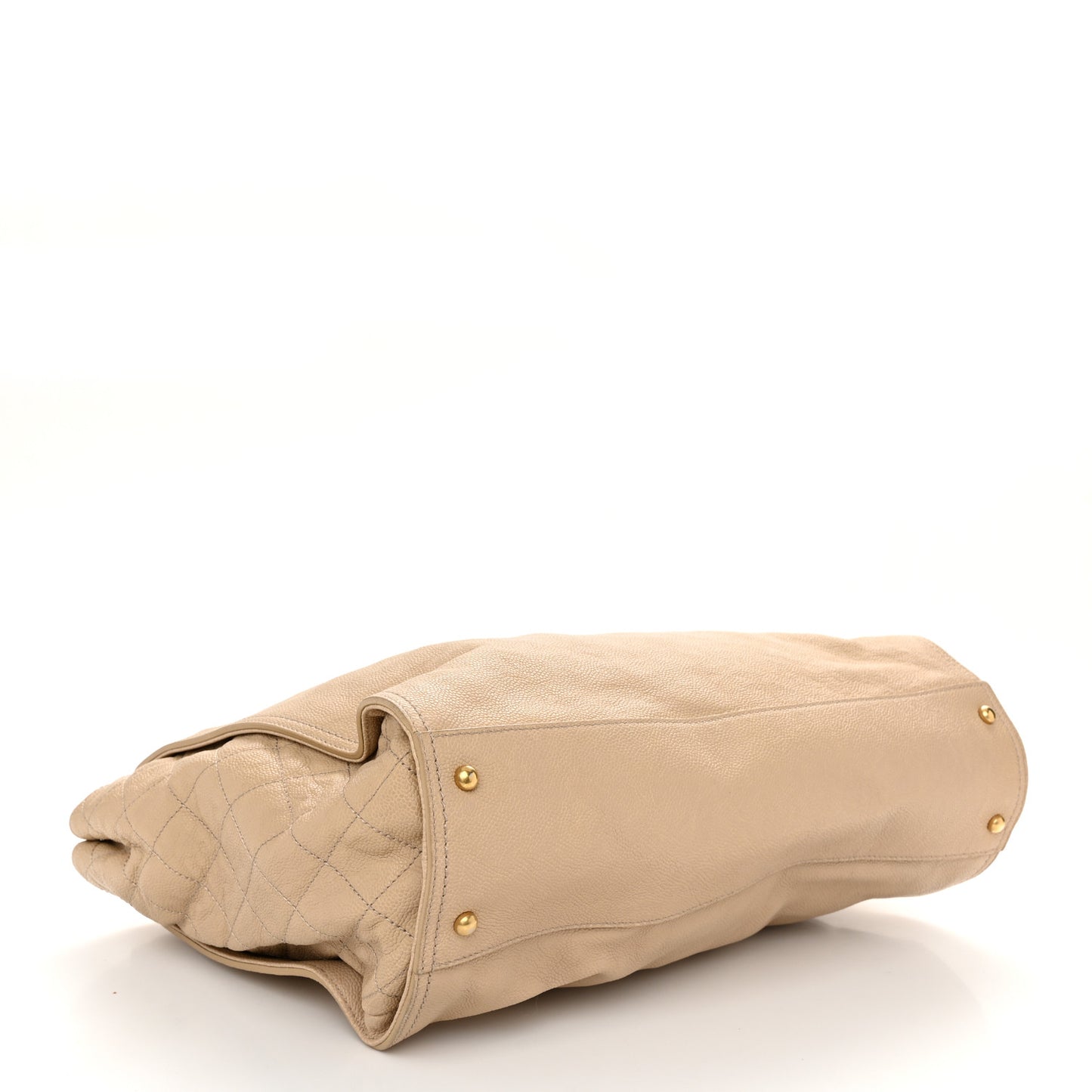 Caviar Large Edy Reissue Tote Beige