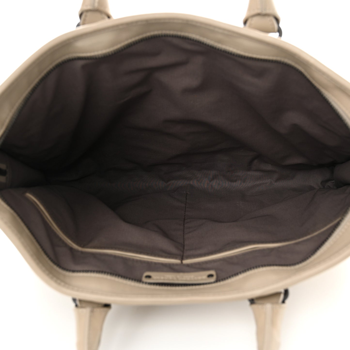 Calfskin Leggero Intrecciato Briefcase Mink