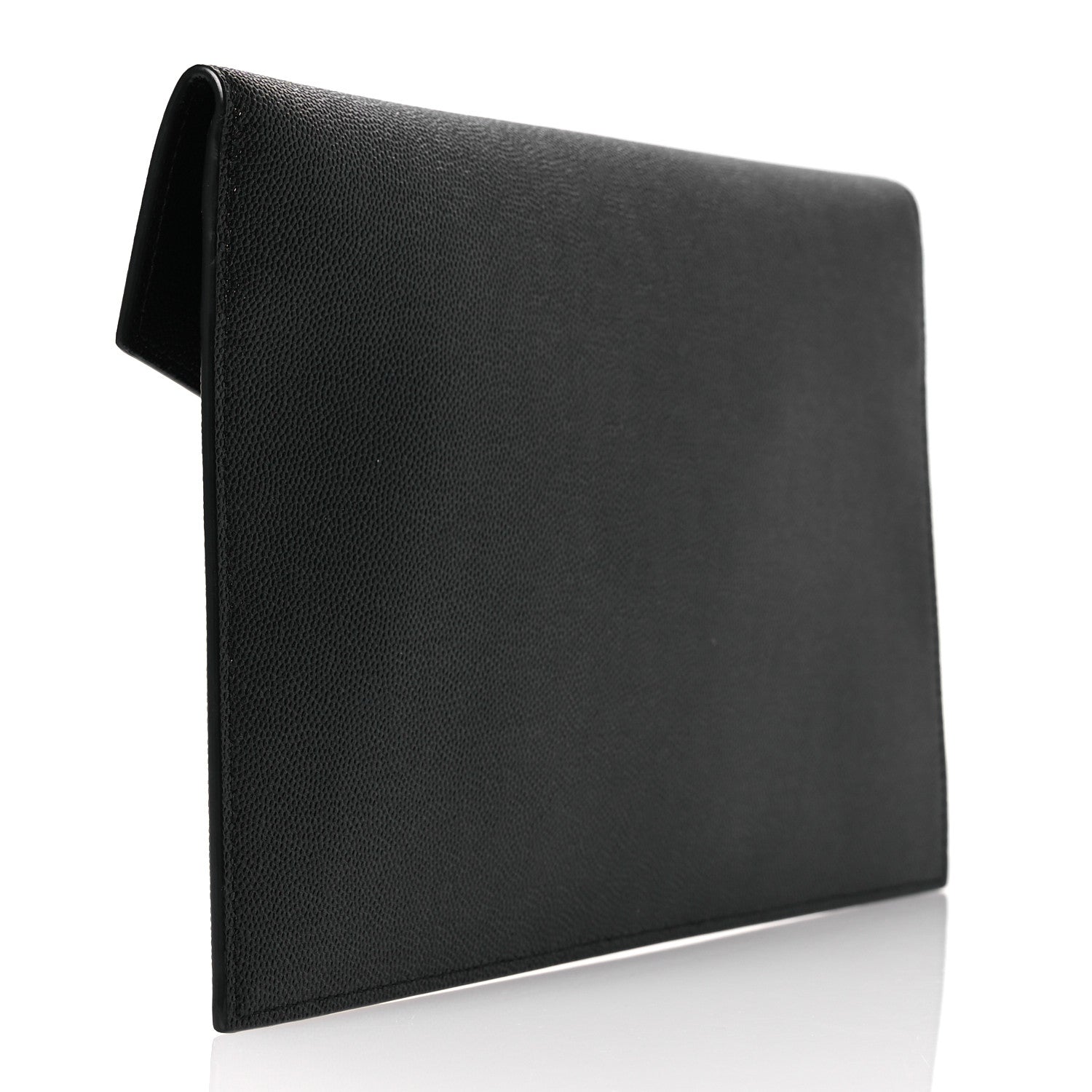 Saint Laurent Grain De Poudre Uptown Pouch Black 3 of 9