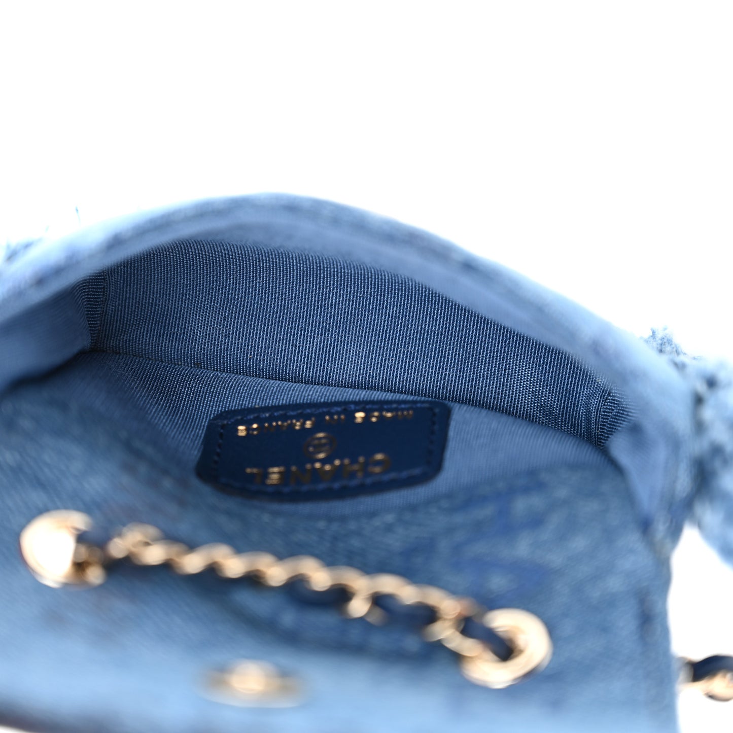 Denim Quilted Denim Mood Belt Bag Blue Multicolor