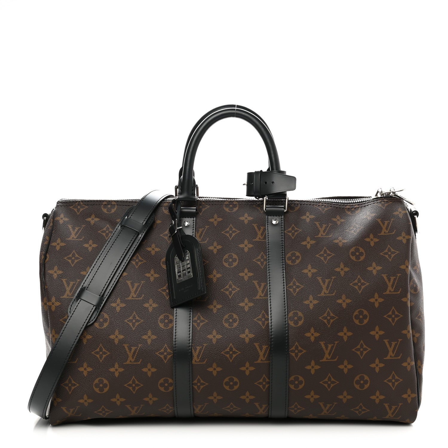 Louis Vuitton Monogram Macassar Keepall Bandouliere 45 1 of 9
