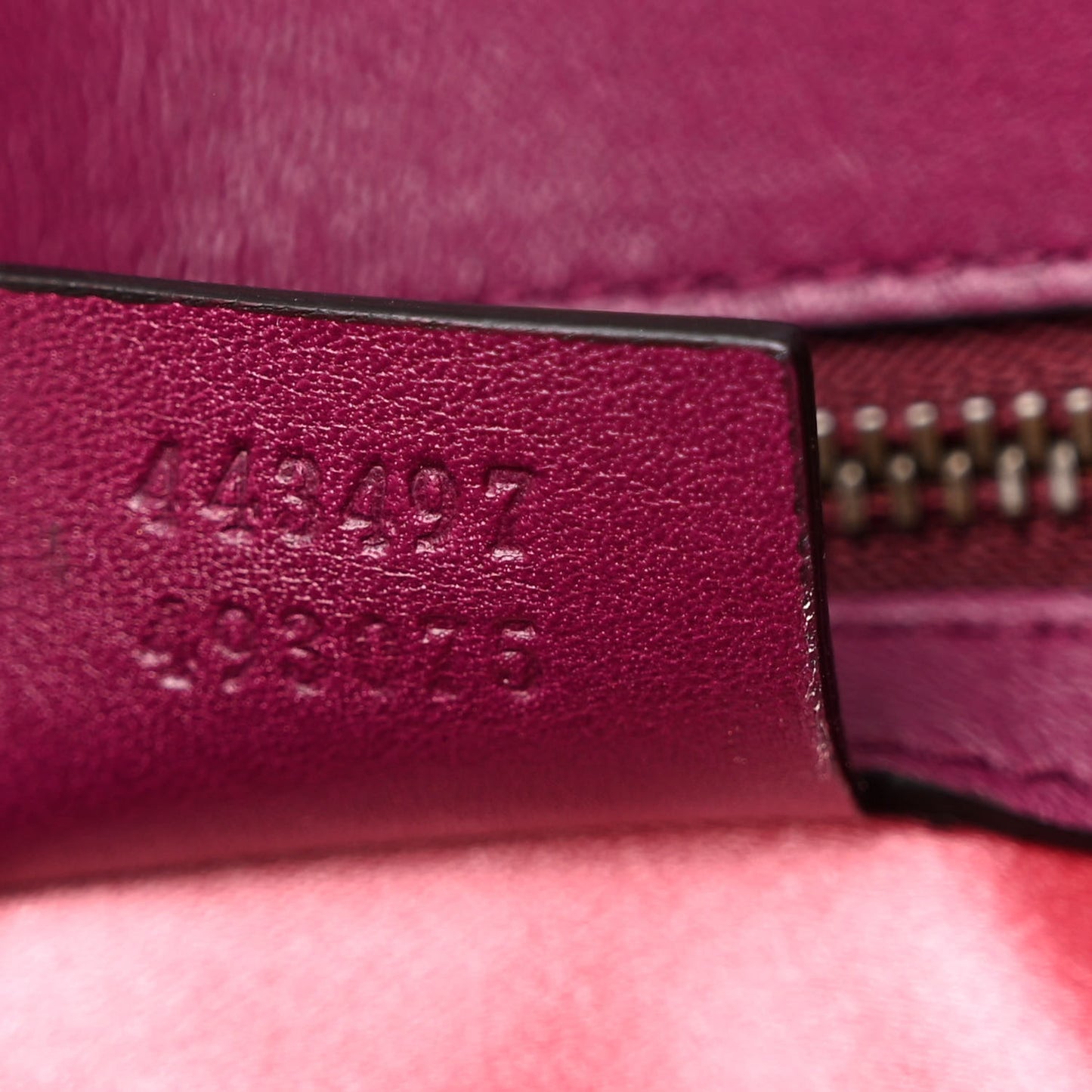Velvet Matelasse Small GG Marmont Shoulder Bag Fuchsia Violet Cyclamen