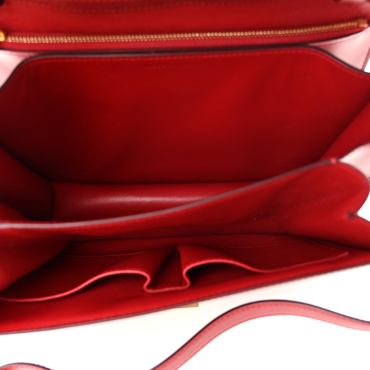 Smooth Calfskin Medium Classic Box Flap Bag Red