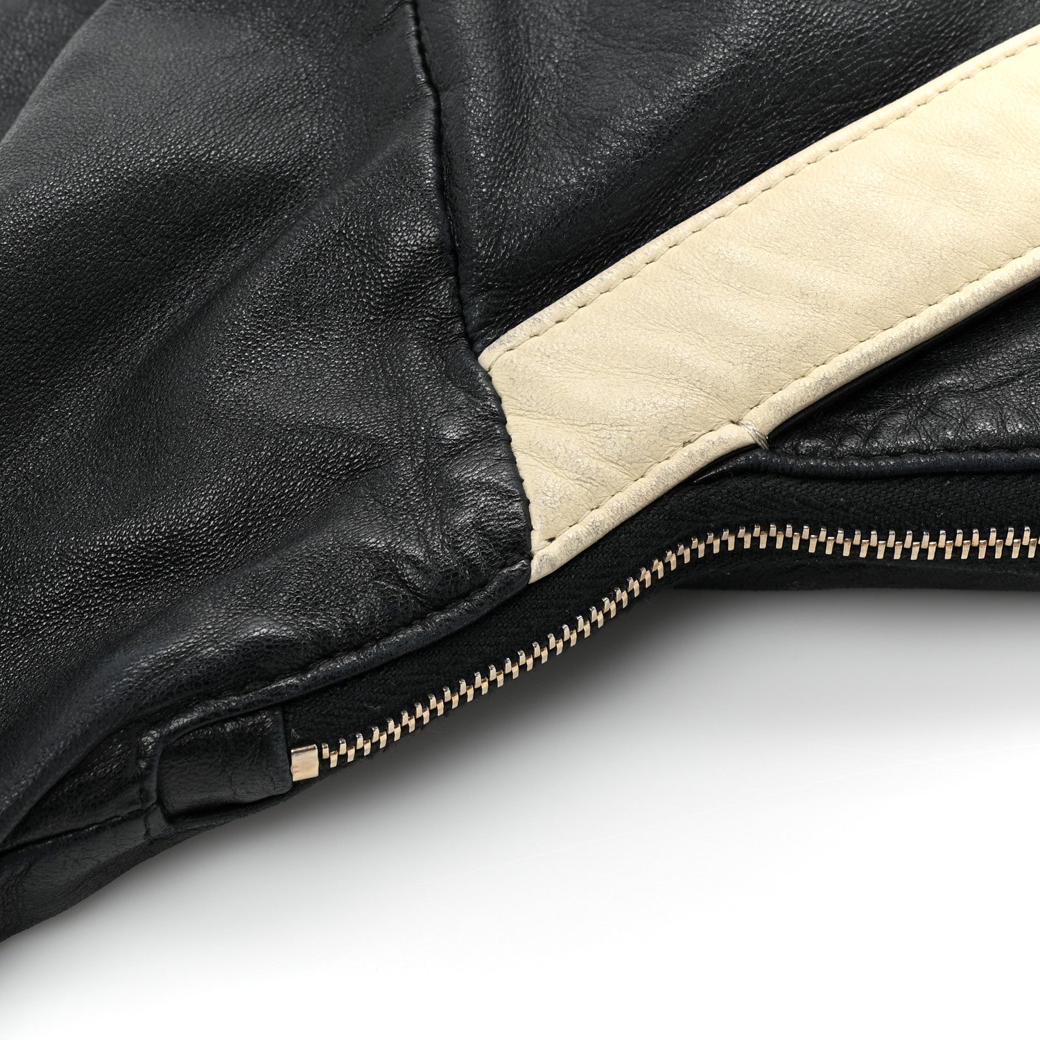 Chanel Lambskin Large Girl Bag Black Beige 15 of 15