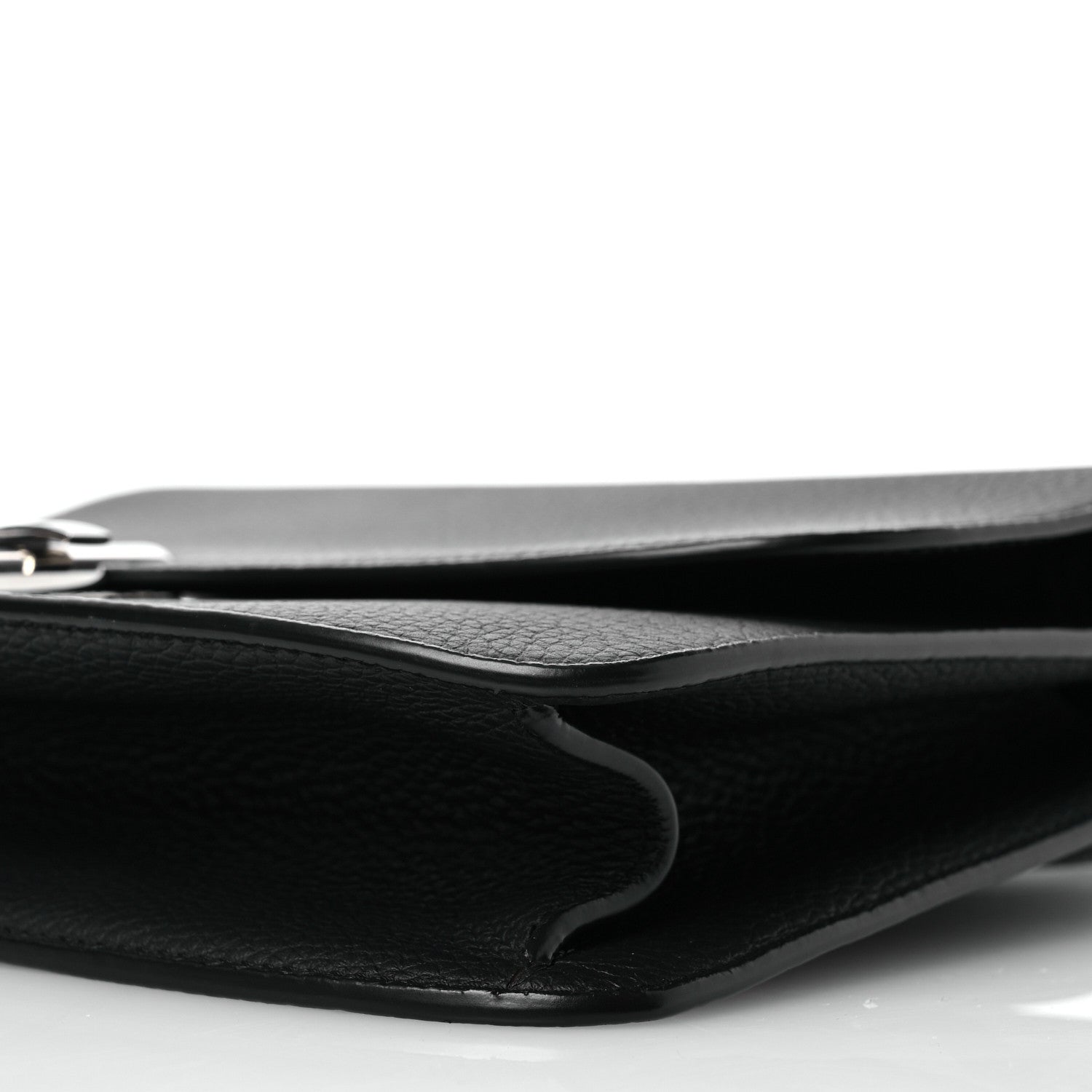 The Row Stamped Saddle Calfskin The Sofia 10 Shoulder Bag Black 8 of 10