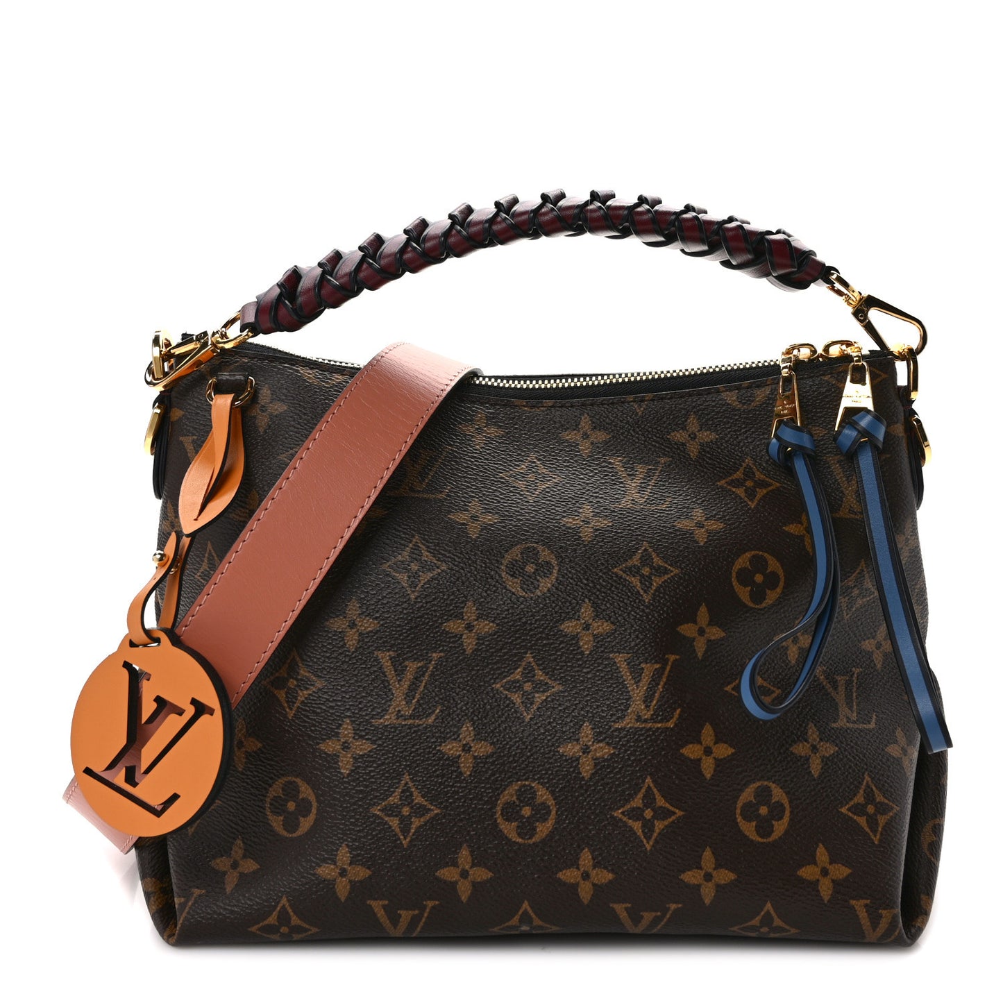 Monogram Beaubourg Hobo Mini Bordeaux Red Peach Safran Blue Jean Blue