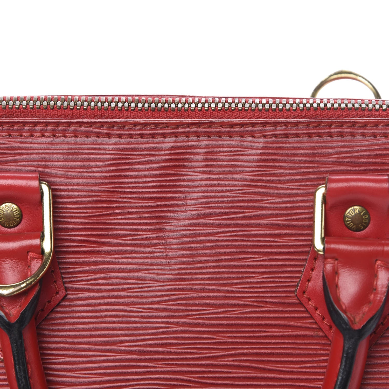 Louis Vuitton Epi Alma PM Castillan Red 13 of 20