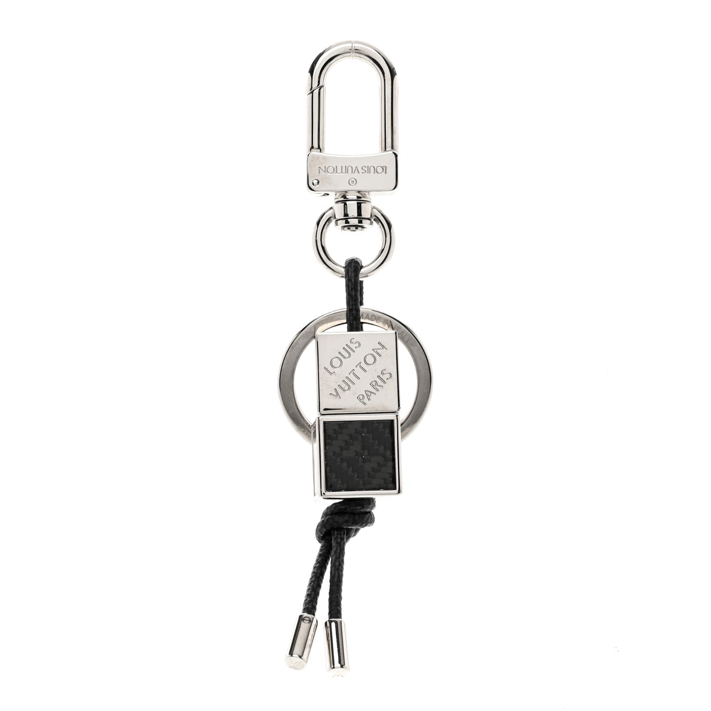 Palladium Damier Graphite Dice Bag Charm Key Holder