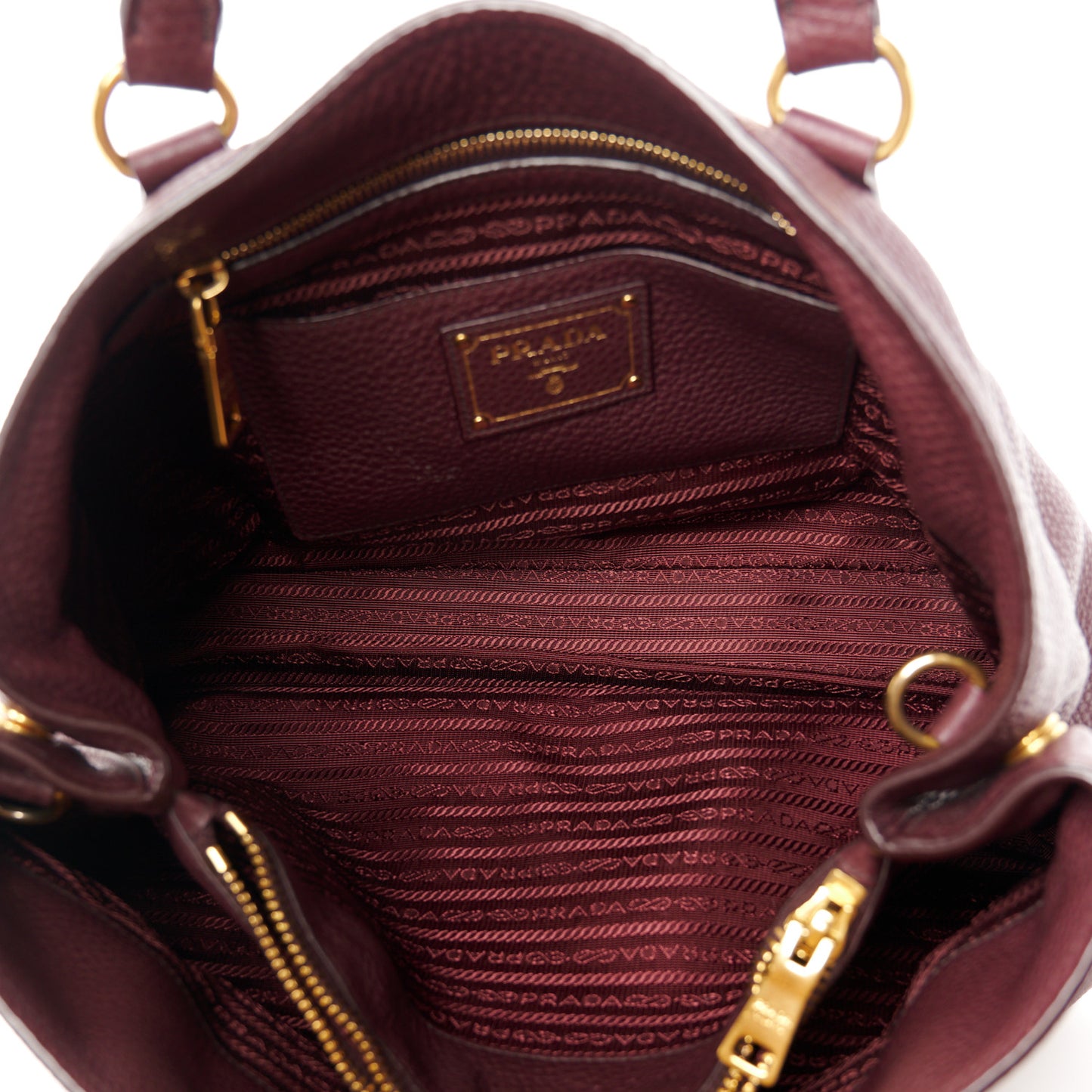 Vitello Daino Tote Granato