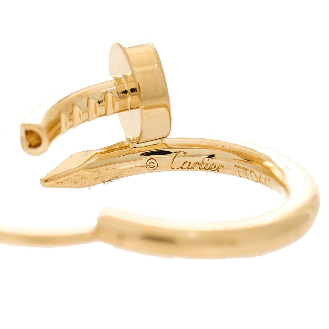 Cartier 18K Yellow Gold Juste Un Clou Single Hoop Earring 5 of 5