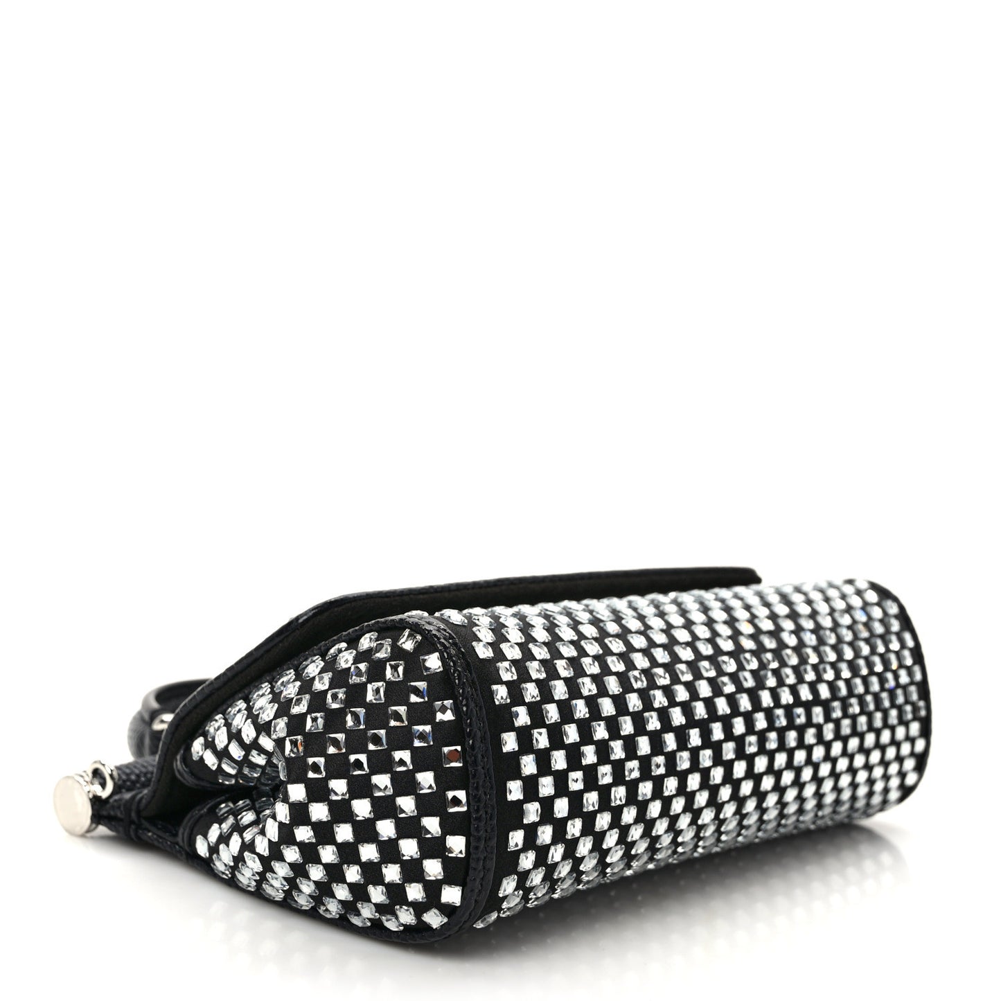 Crystal Small Miss Sicily Satchel Black
