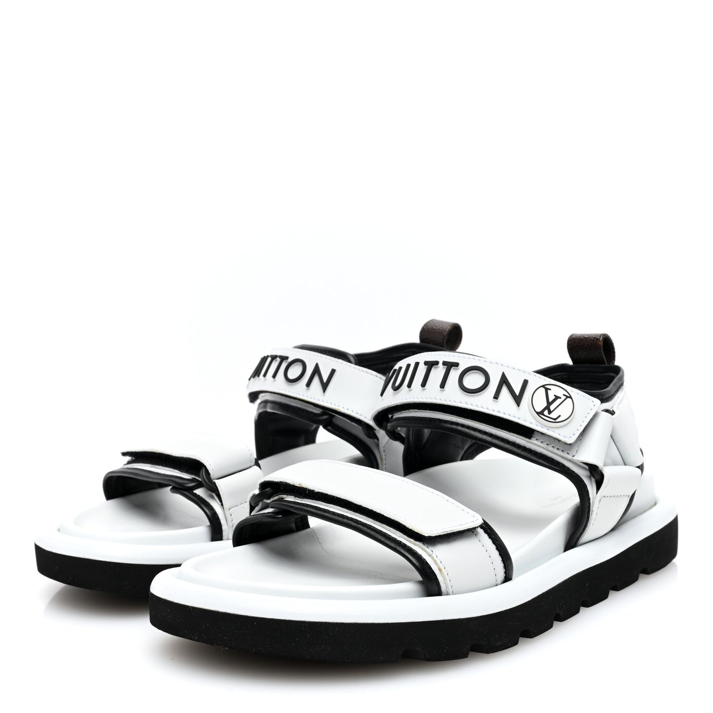 Calfskin Pool Pillow Flat Comfort Sandals 39 White