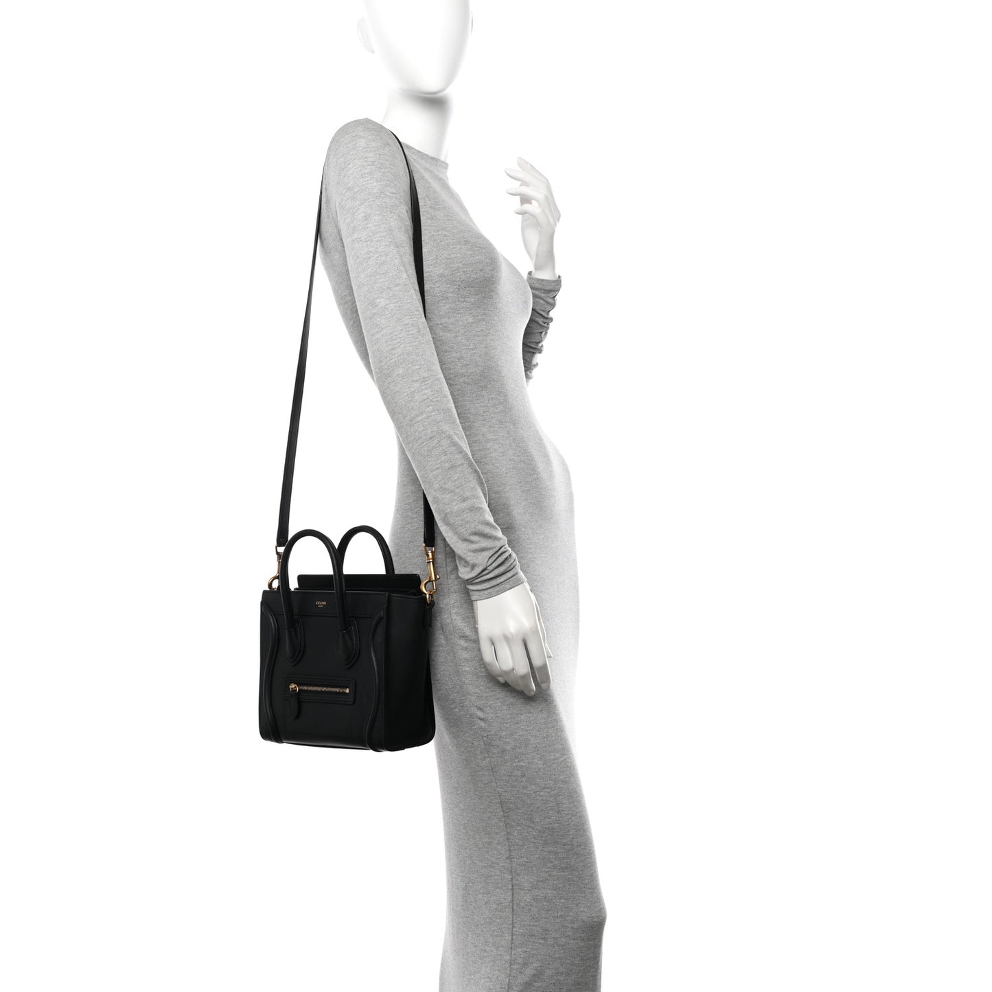 Smooth Calfskin Nano Luggage Black
