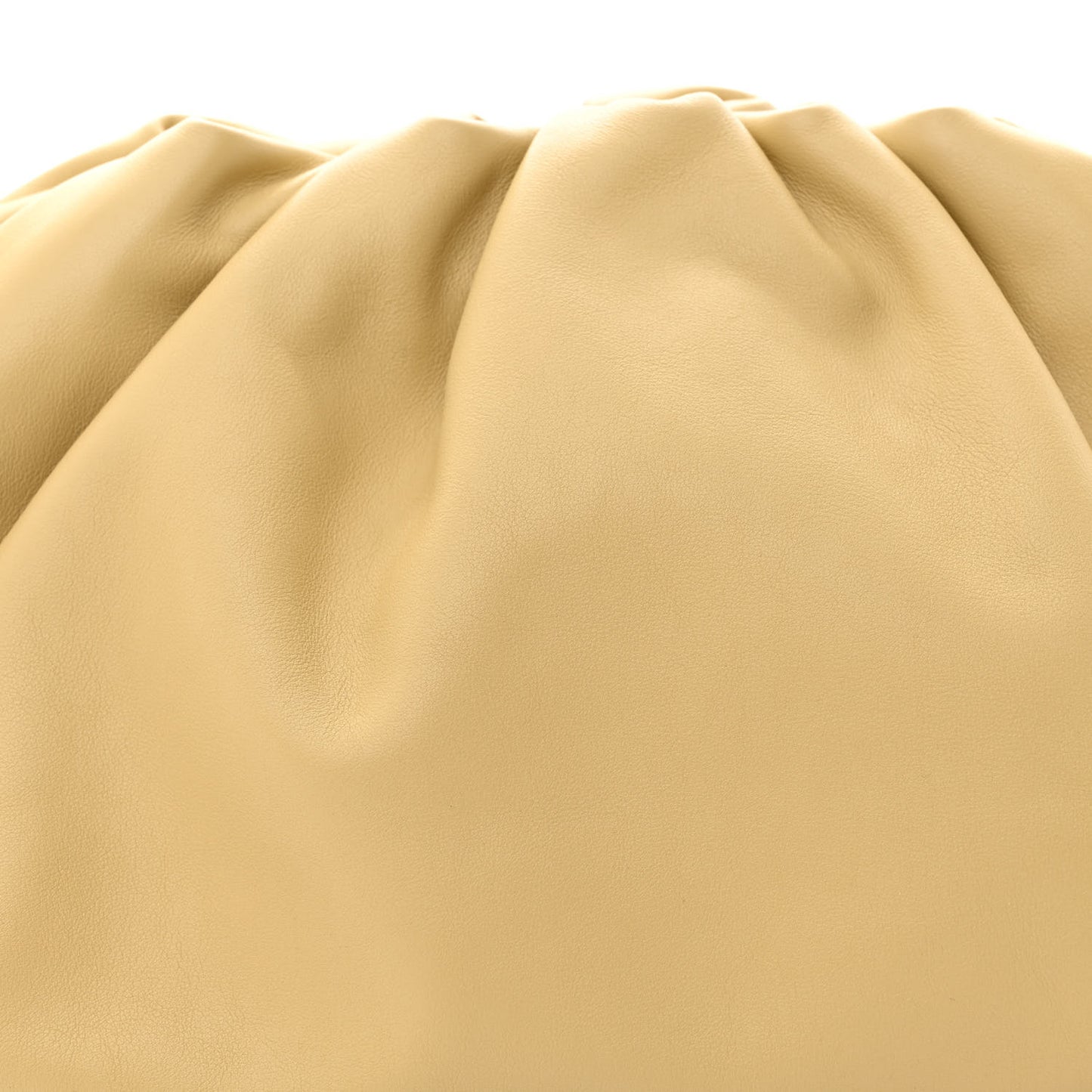 Smooth Butter Calf The Pouch Oversized Clutch Tapioca