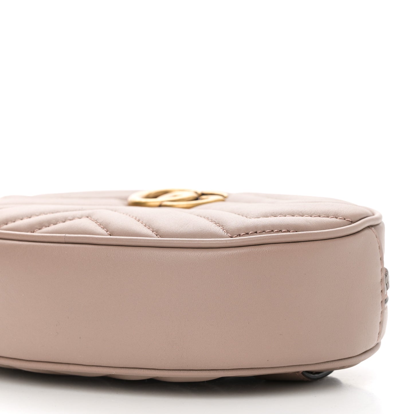Calfskin Matelasse GG Marmont Belt Bag 85 34 Porcelain Rose