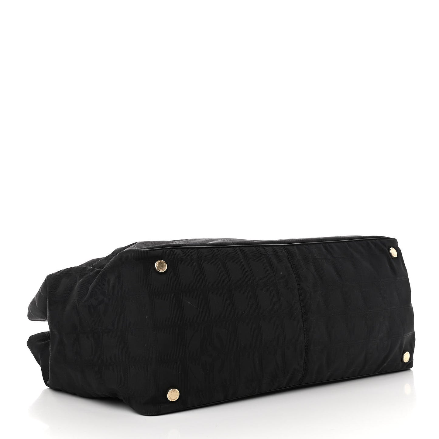 Nylon Medium Travel Tote Black