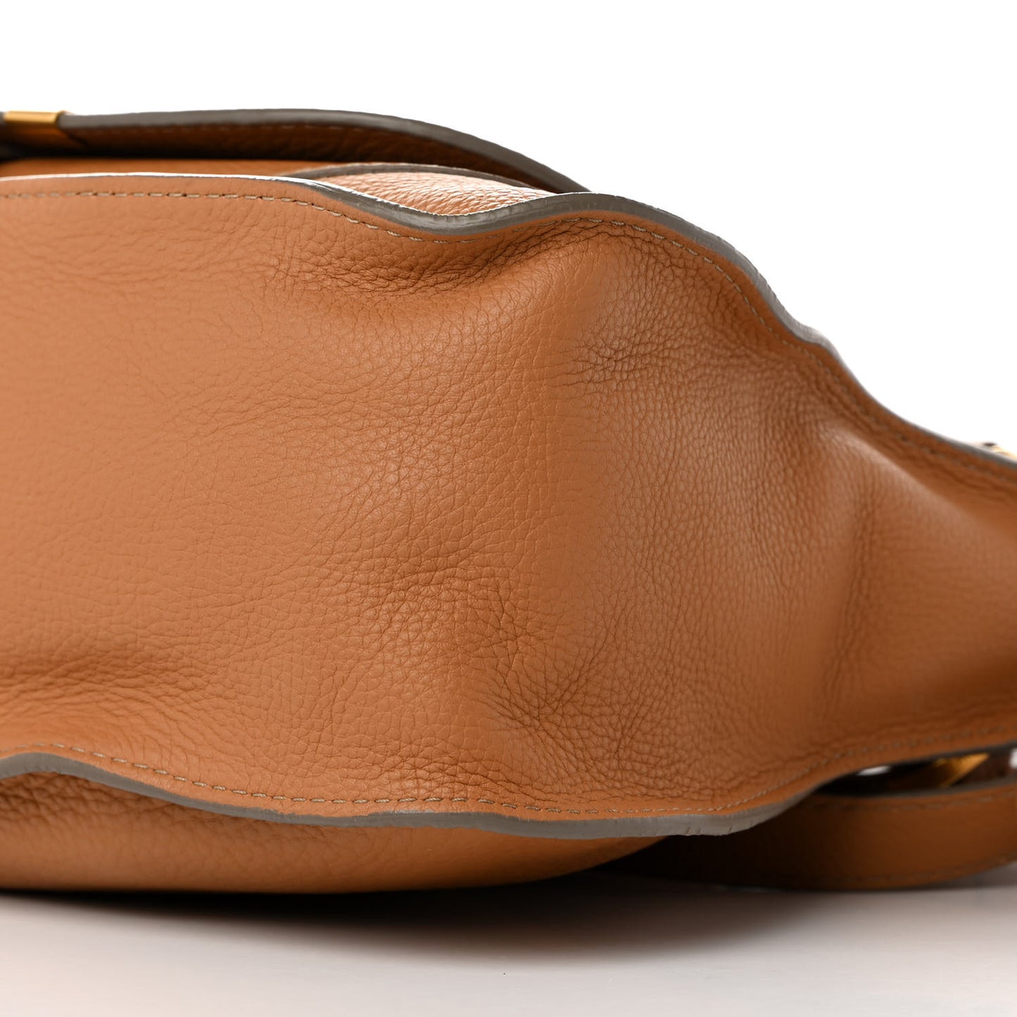 Calfskin Medium Marcie Satchel Gingerbread