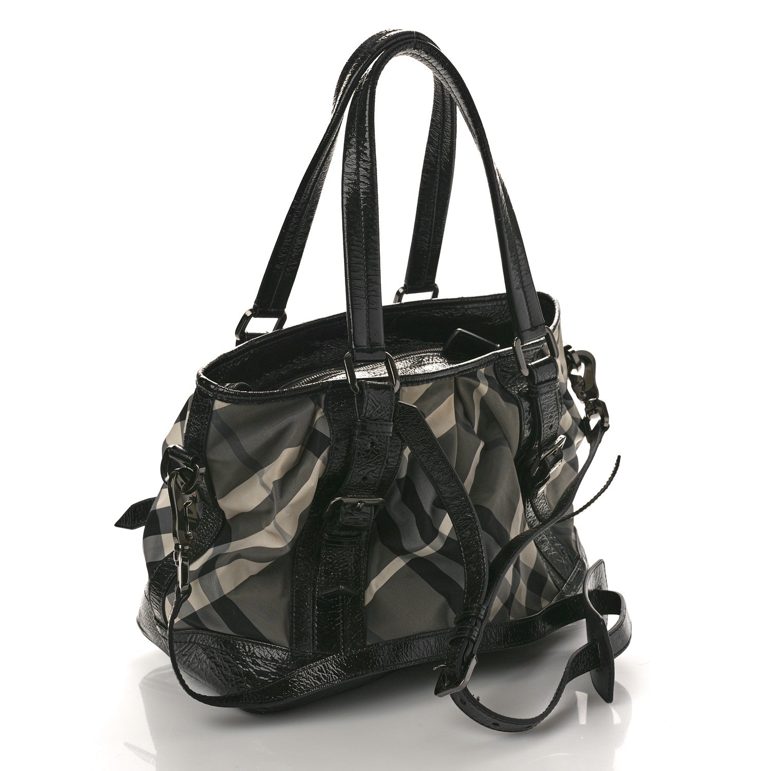 Burberry Nylon Beat Check Lowry Black 3 of 10