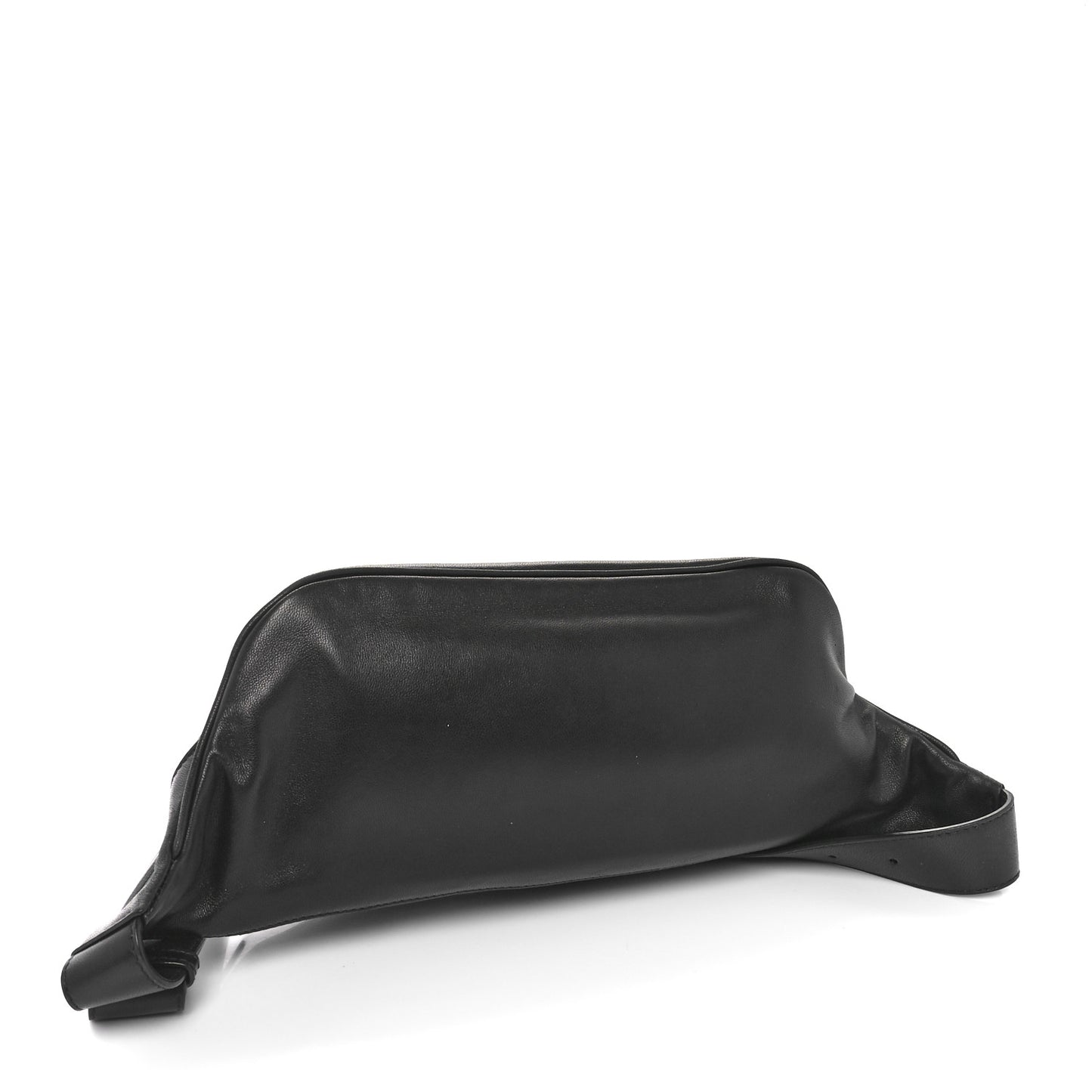 Lambskin Monogram Belt Bag Black