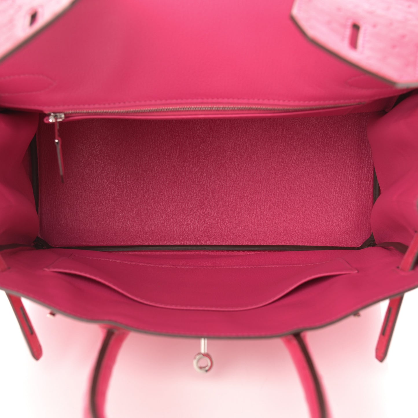 Ostrich Birkin 30 Rose Tyrien