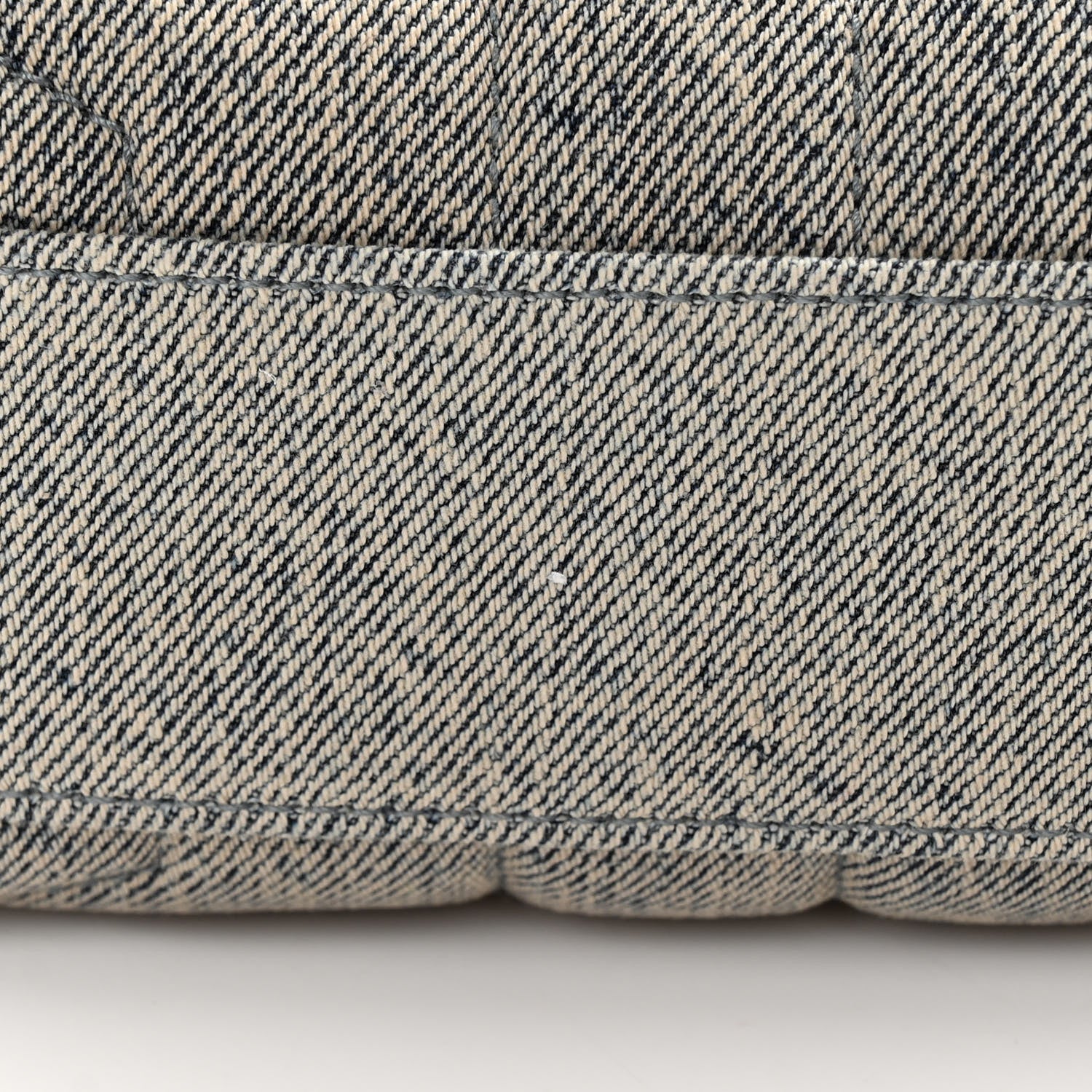 Saint Laurent Denim Y Quilted Monogram Toy Loulou Crossbody Bag Grey 11 of 11