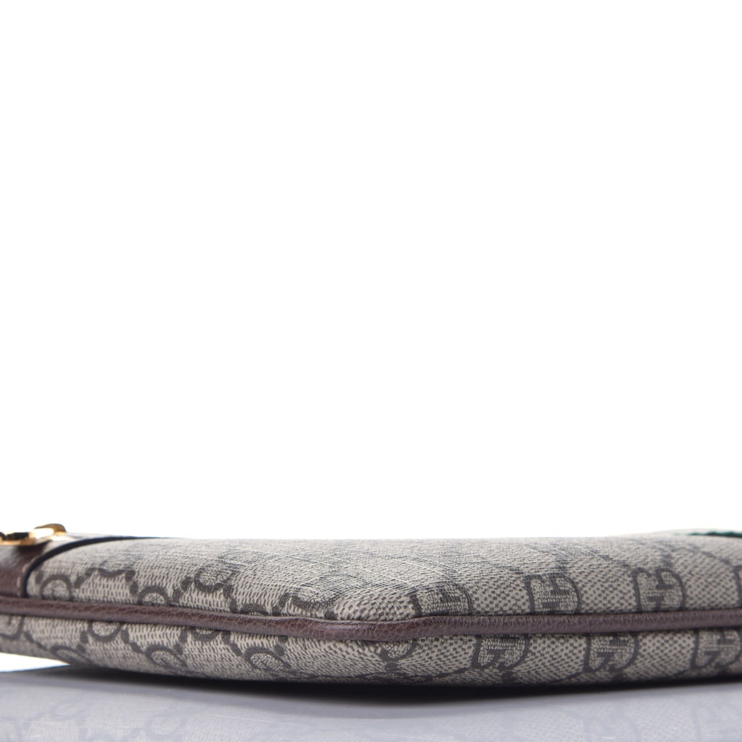 Gucci GG Supreme Monogram Large Ophidia Pouch Clutch Brown 7 of 9