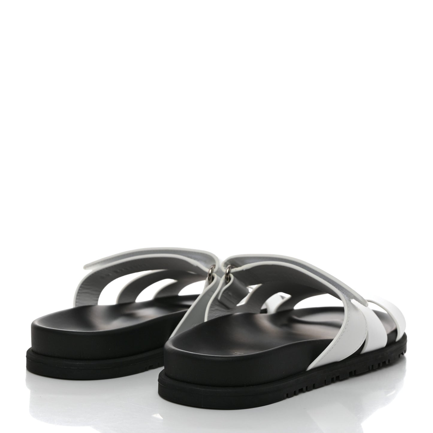 Calfskin Womens Chypre Sandals 38 White