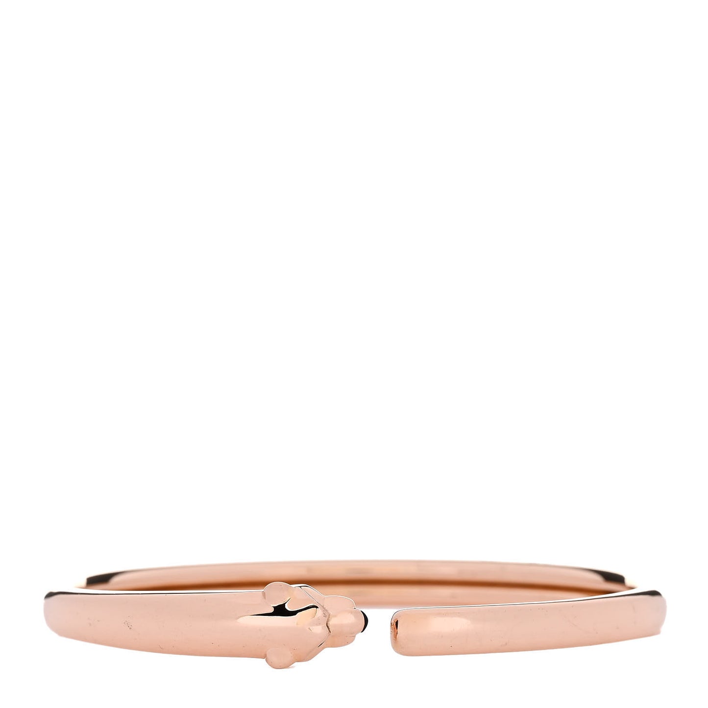 18K Pink Gold Tsavorite Black Onyx Panthere De Cartier Bracelet 16