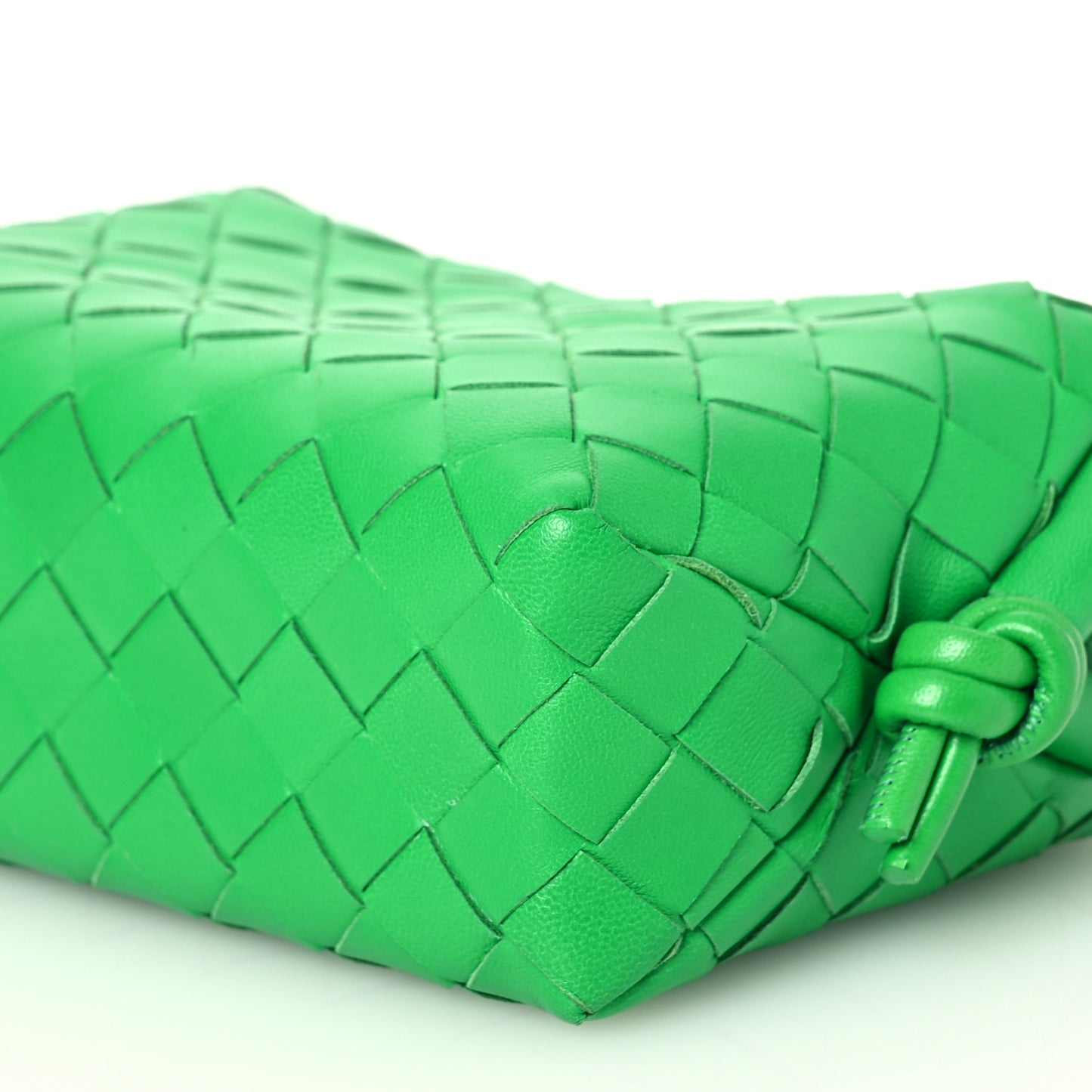 Nappa Intrecciato Mini Loop Camera Bag Parakeet