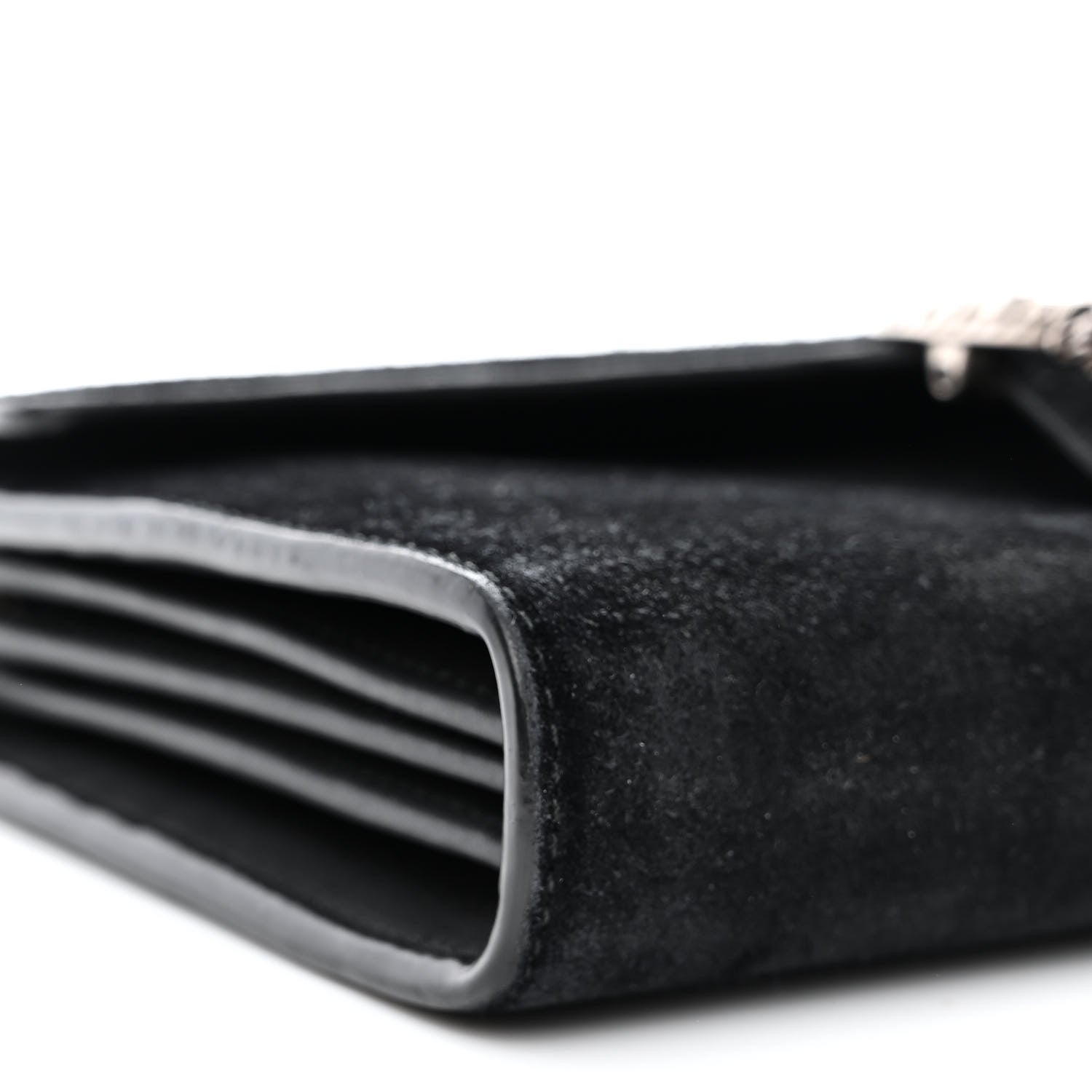 Gucci Suede Mini Dionysus Chain Wallet Black 9 of 11
