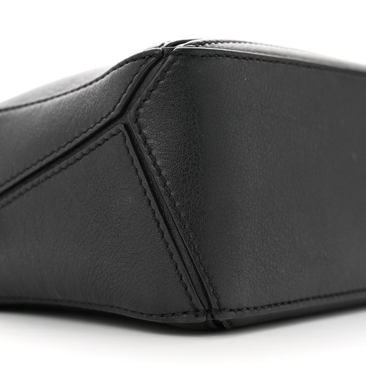 Calfskin Mini Puzzle Bag Black